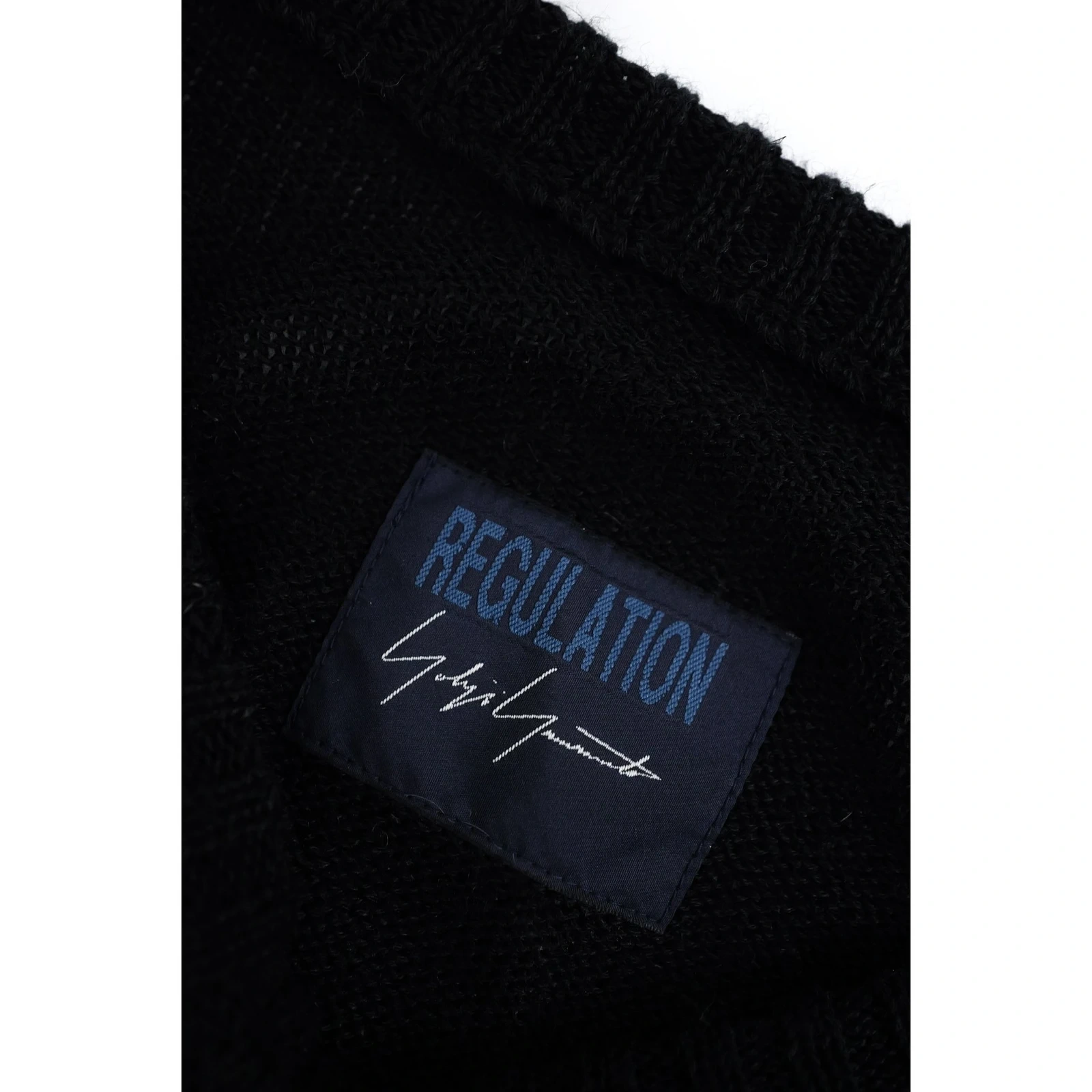 YOHJI YAMAMOTO Gilet long Noir vintage, passéist — photo 5