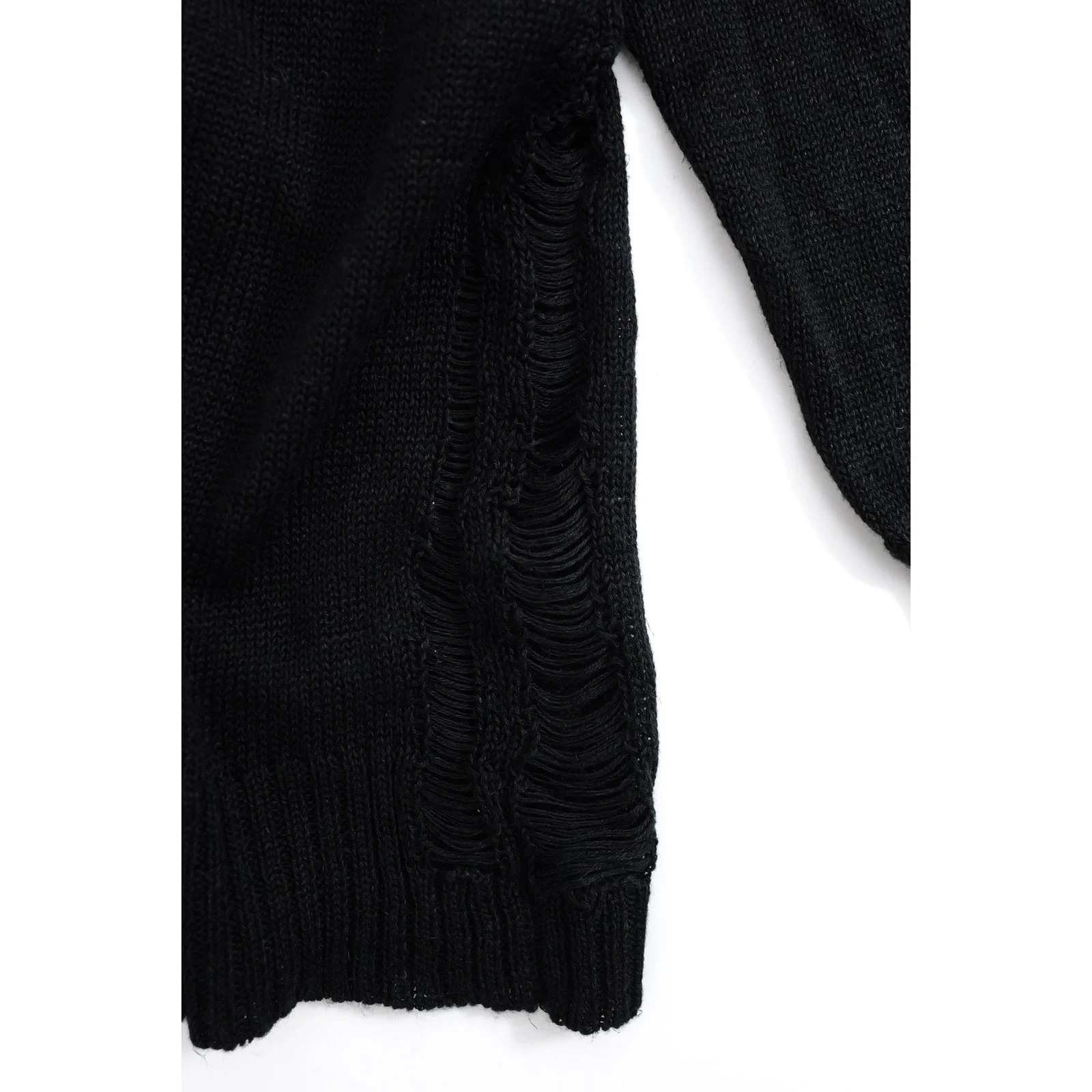 YOHJI YAMAMOTO Gilet long Noir vintage, passéist — photo 6