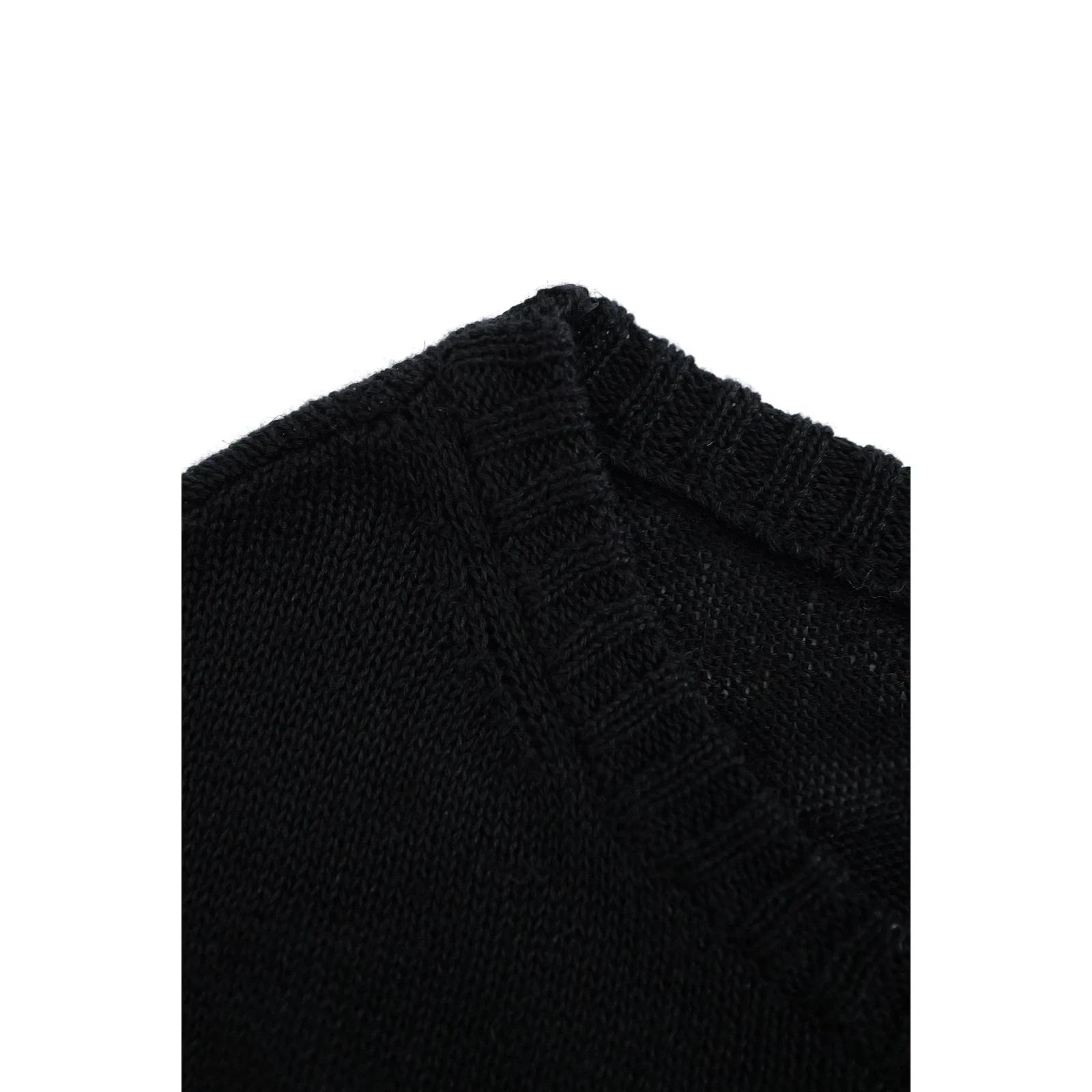YOHJI YAMAMOTO Gilet long Noir vintage, passéist — photo 10