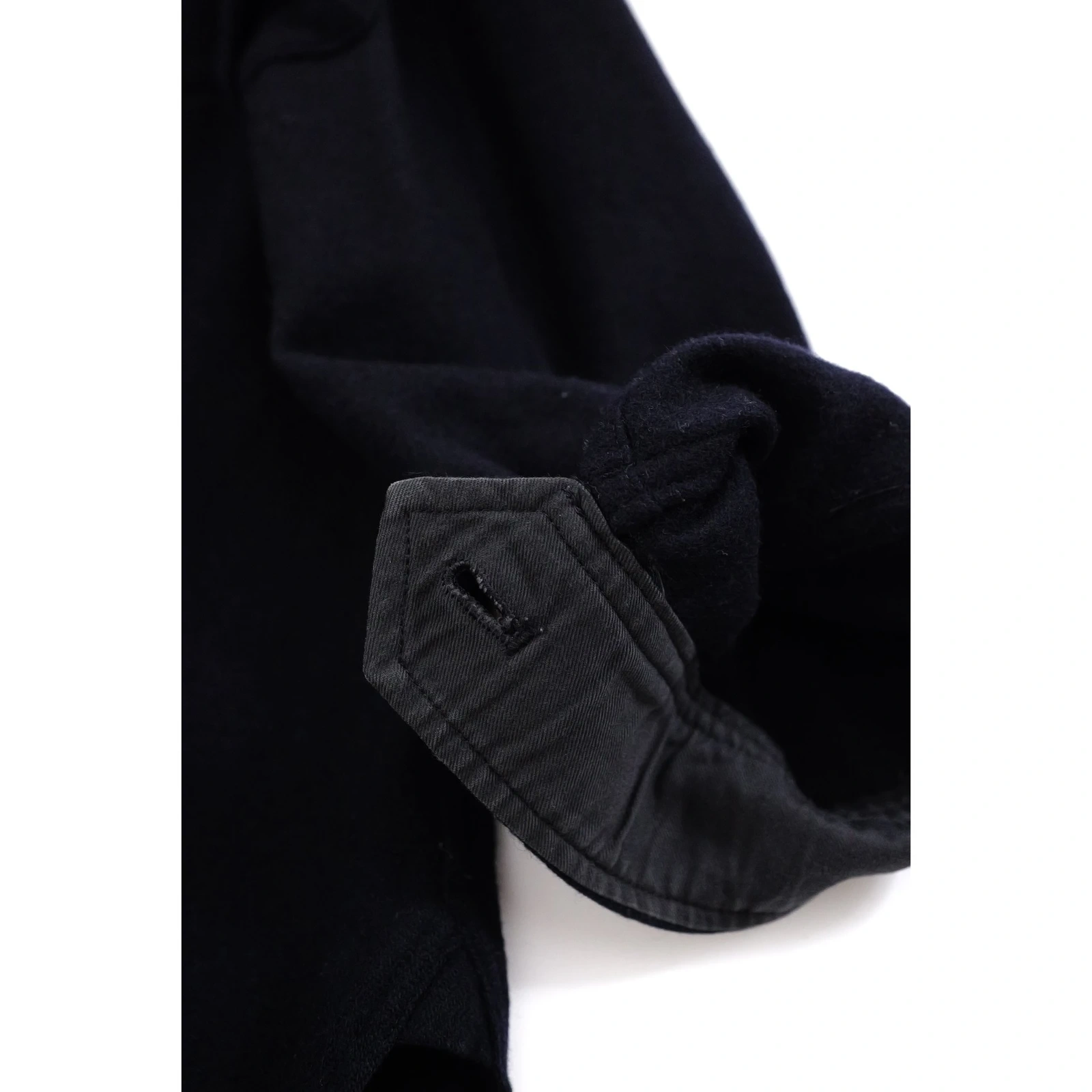 YOHJI YAMAMOTO Gilet en laine Marine vintage, passéist — photo 12