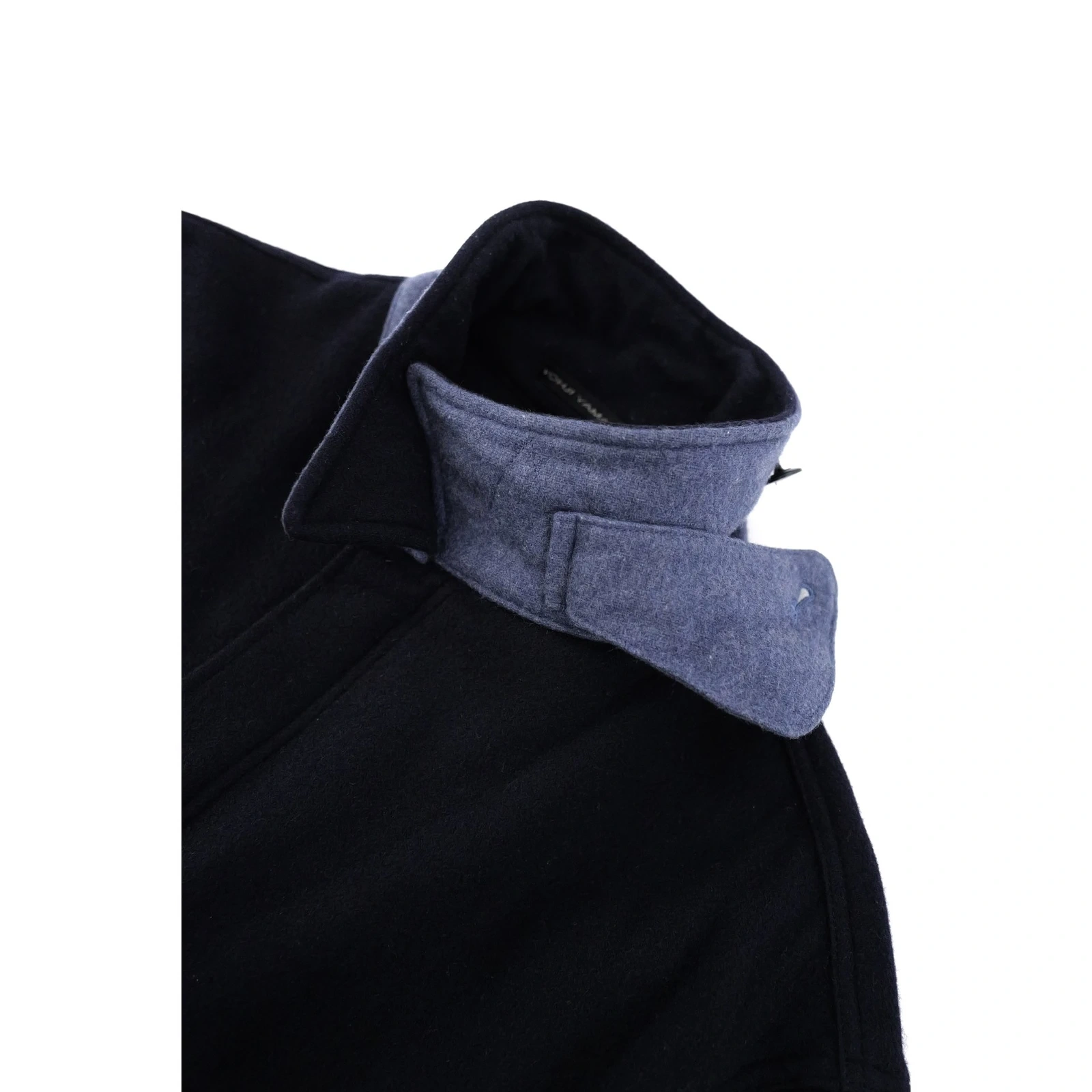 YOHJI YAMAMOTO Gilet en laine Marine vintage, passéist — photo 3