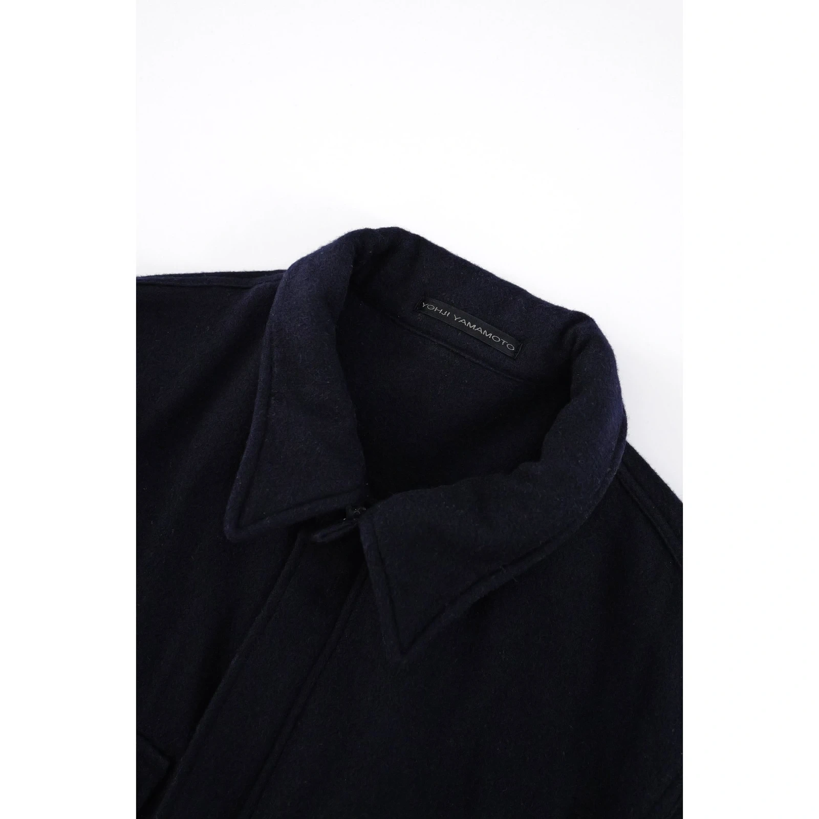 YOHJI YAMAMOTO Gilet en laine Marine vintage, passéist — photo 4
