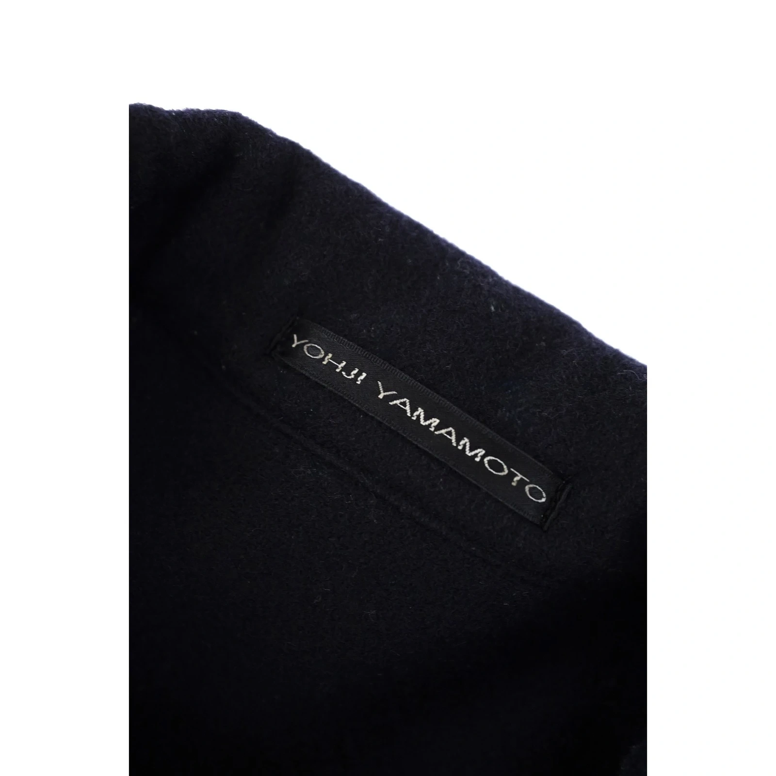 YOHJI YAMAMOTO Gilet en laine Marine vintage, passéist — photo 5