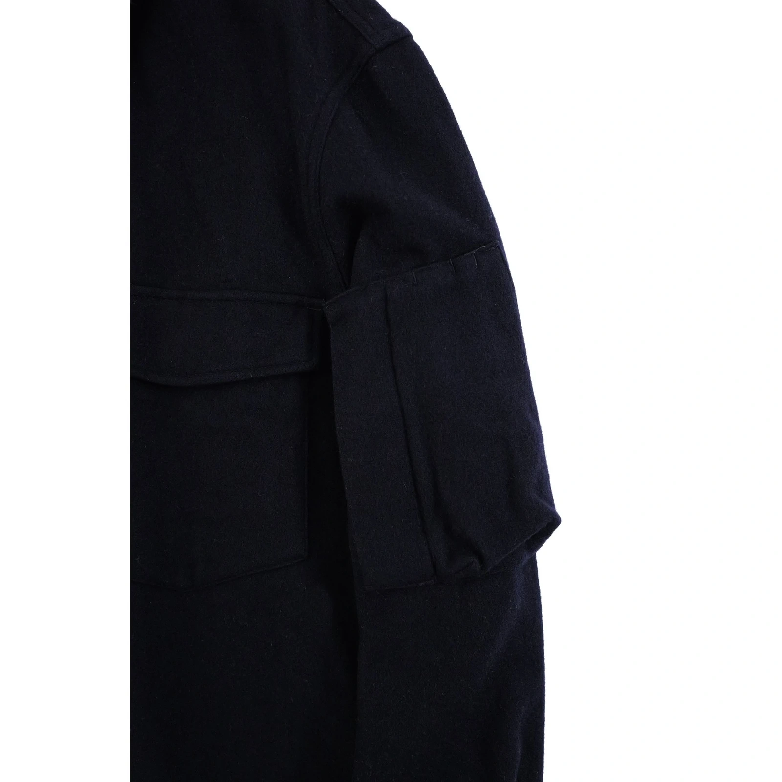 YOHJI YAMAMOTO Gilet en laine Marine vintage, passéist — photo 6