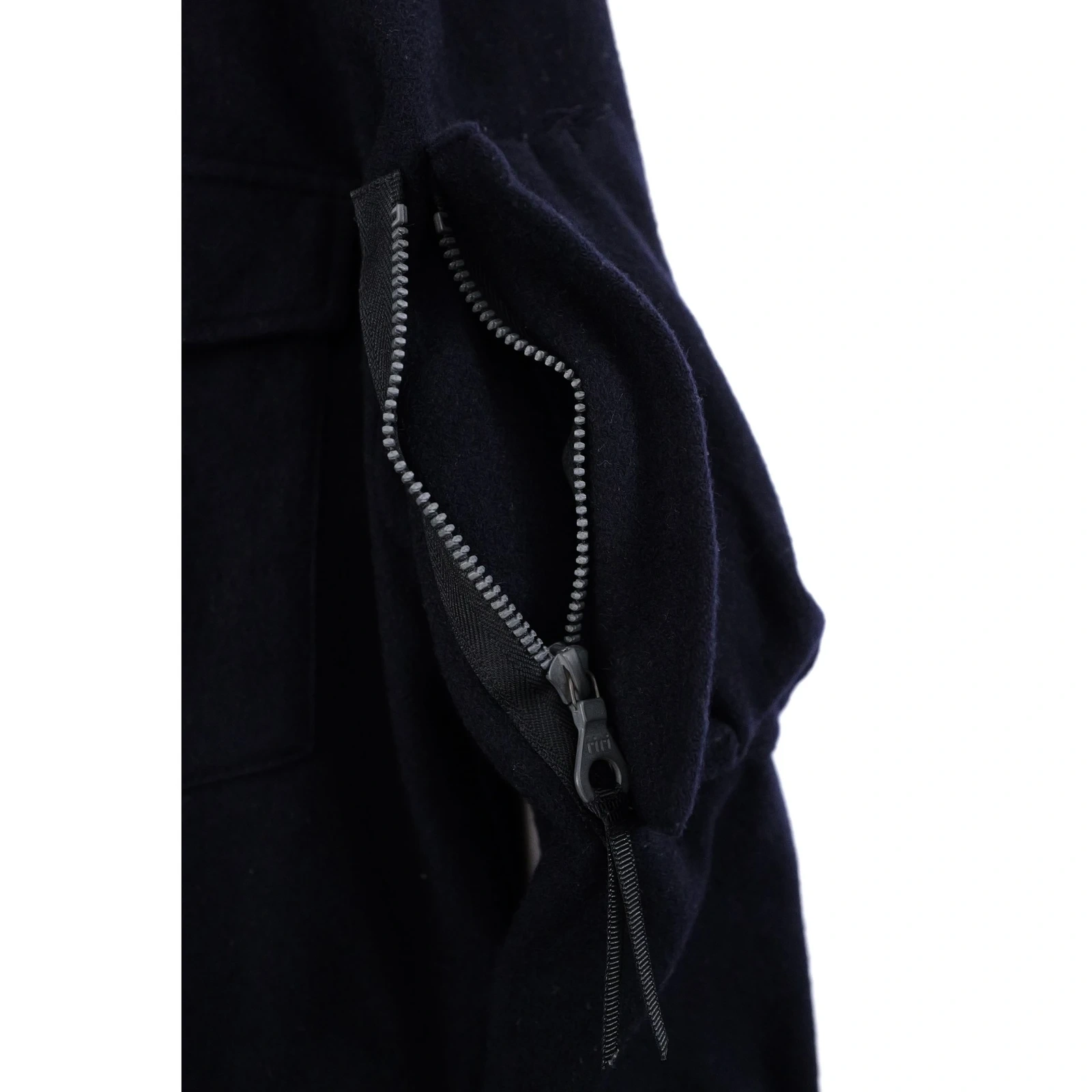 YOHJI YAMAMOTO Gilet en laine Marine vintage, passéist — photo 8