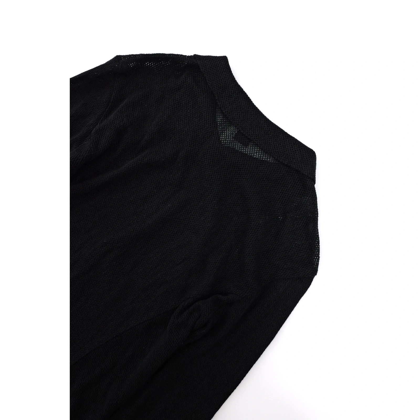 YOHJI YAMAMOTO Chemise en lin Noir vintage, passéist — photo 13
