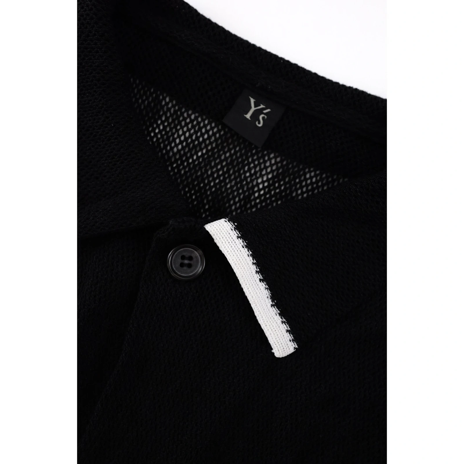YOHJI YAMAMOTO Chemise en lin Noir vintage, passéist — photo 4