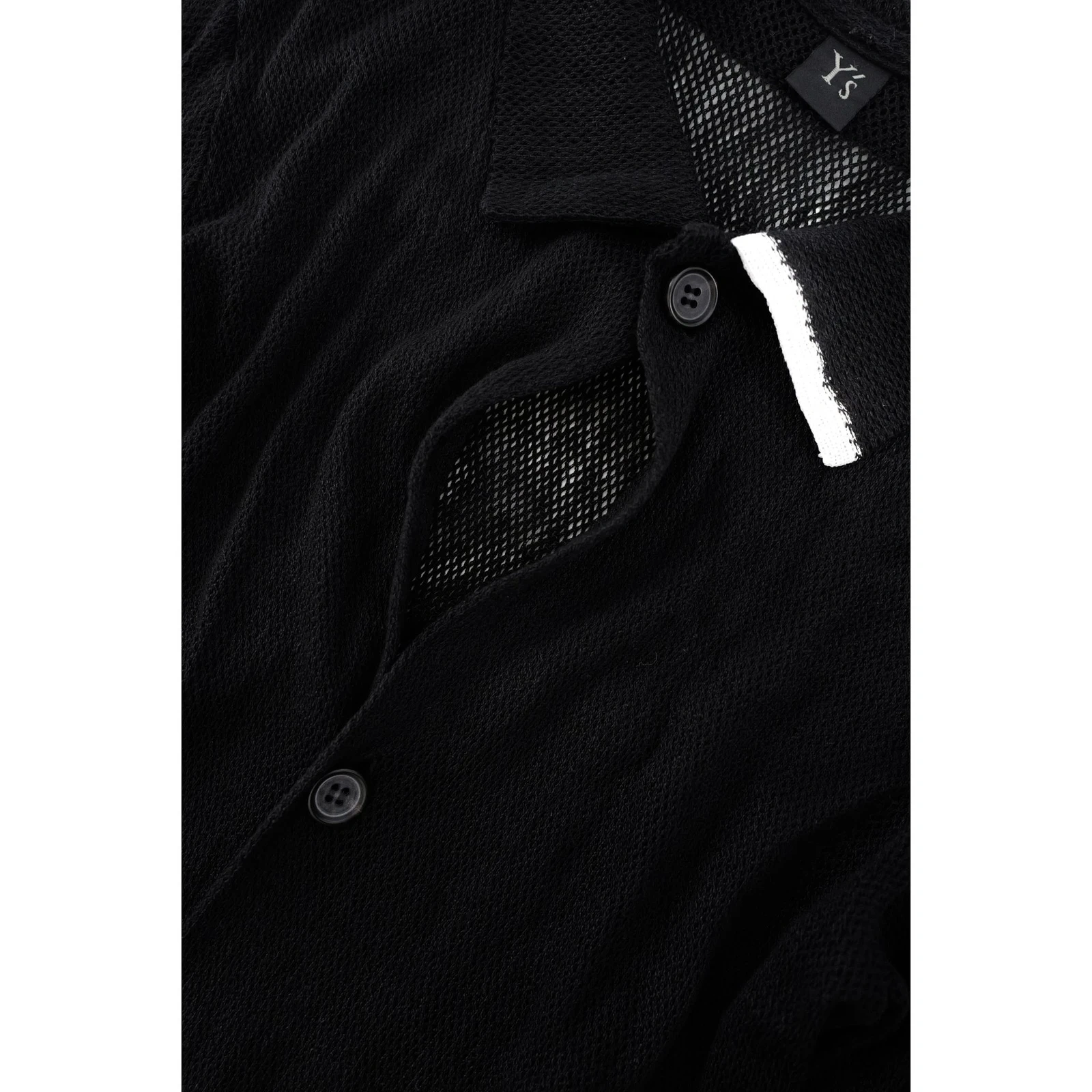 YOHJI YAMAMOTO Chemise en lin Noir vintage, passéist — photo 7