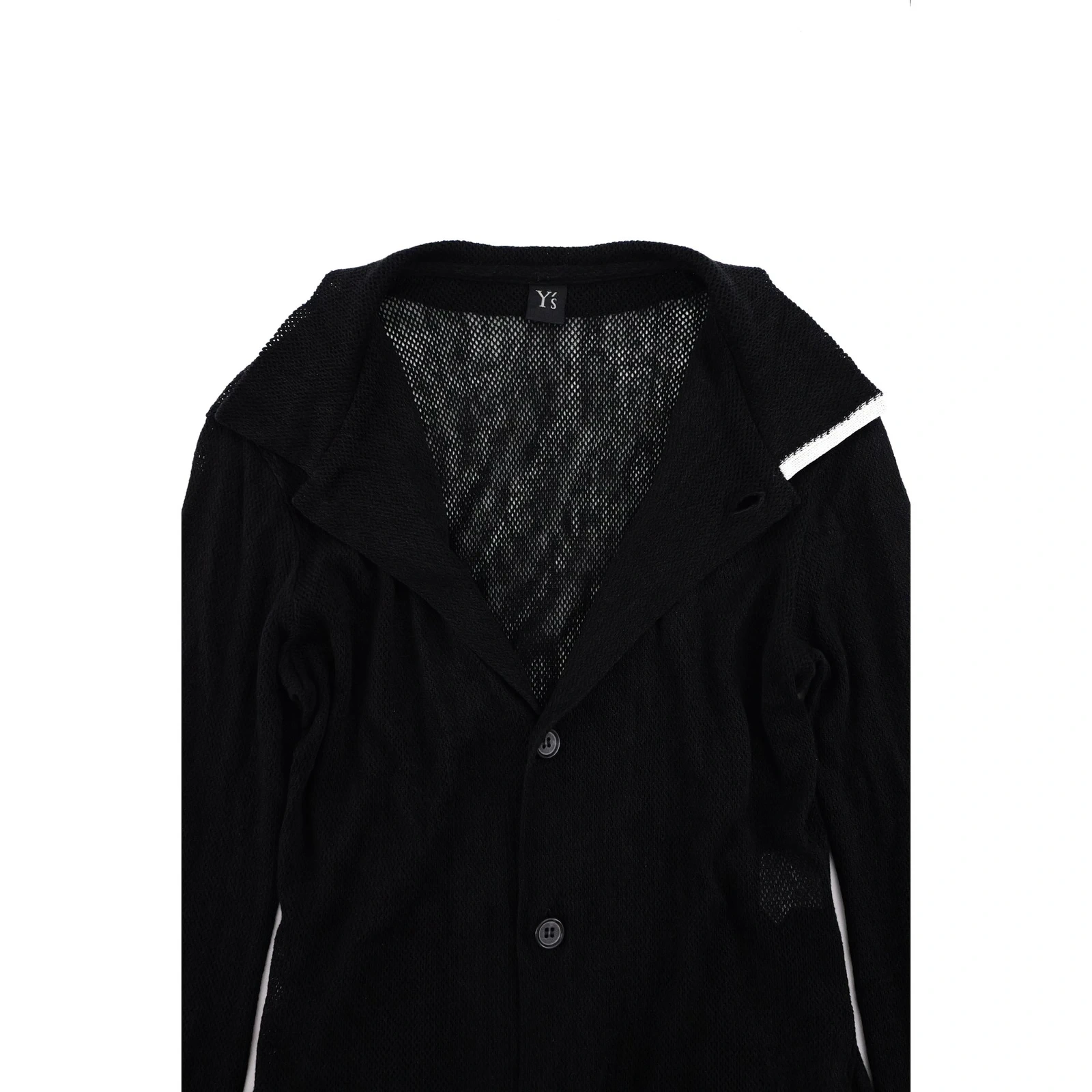 YOHJI YAMAMOTO Chemise en lin Noir vintage, passéist — photo 9