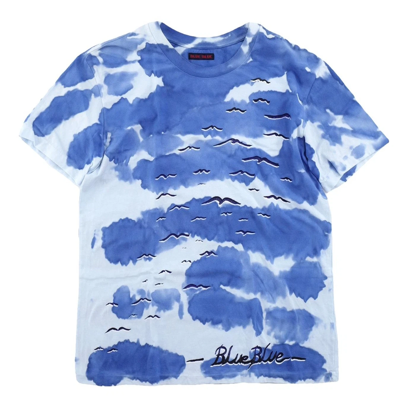 BLUE BLUE JAPAN T-shirt Bleu vintage, passéist — photo 1