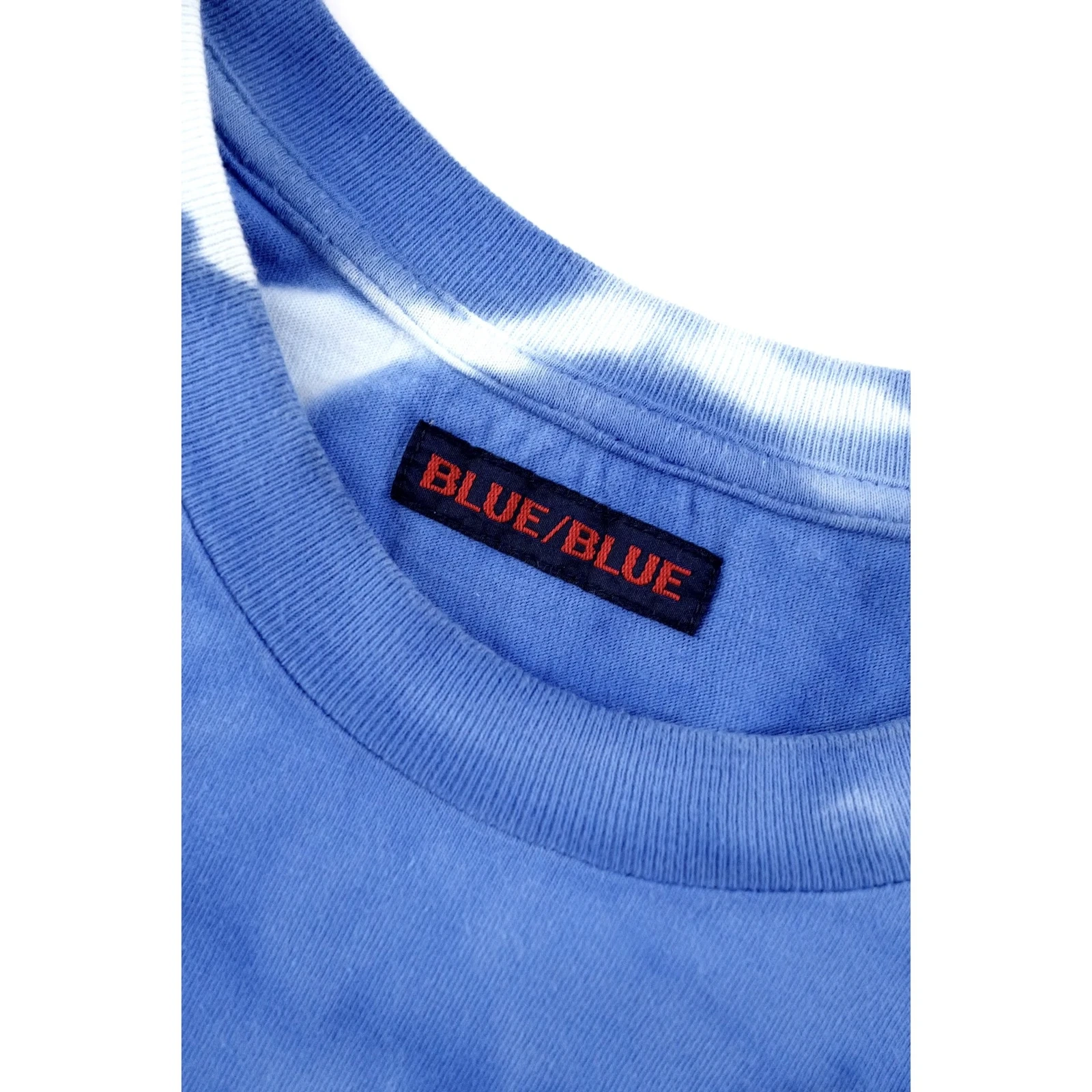 BLUE BLUE JAPAN T-shirt Bleu vintage, passéist — photo 5