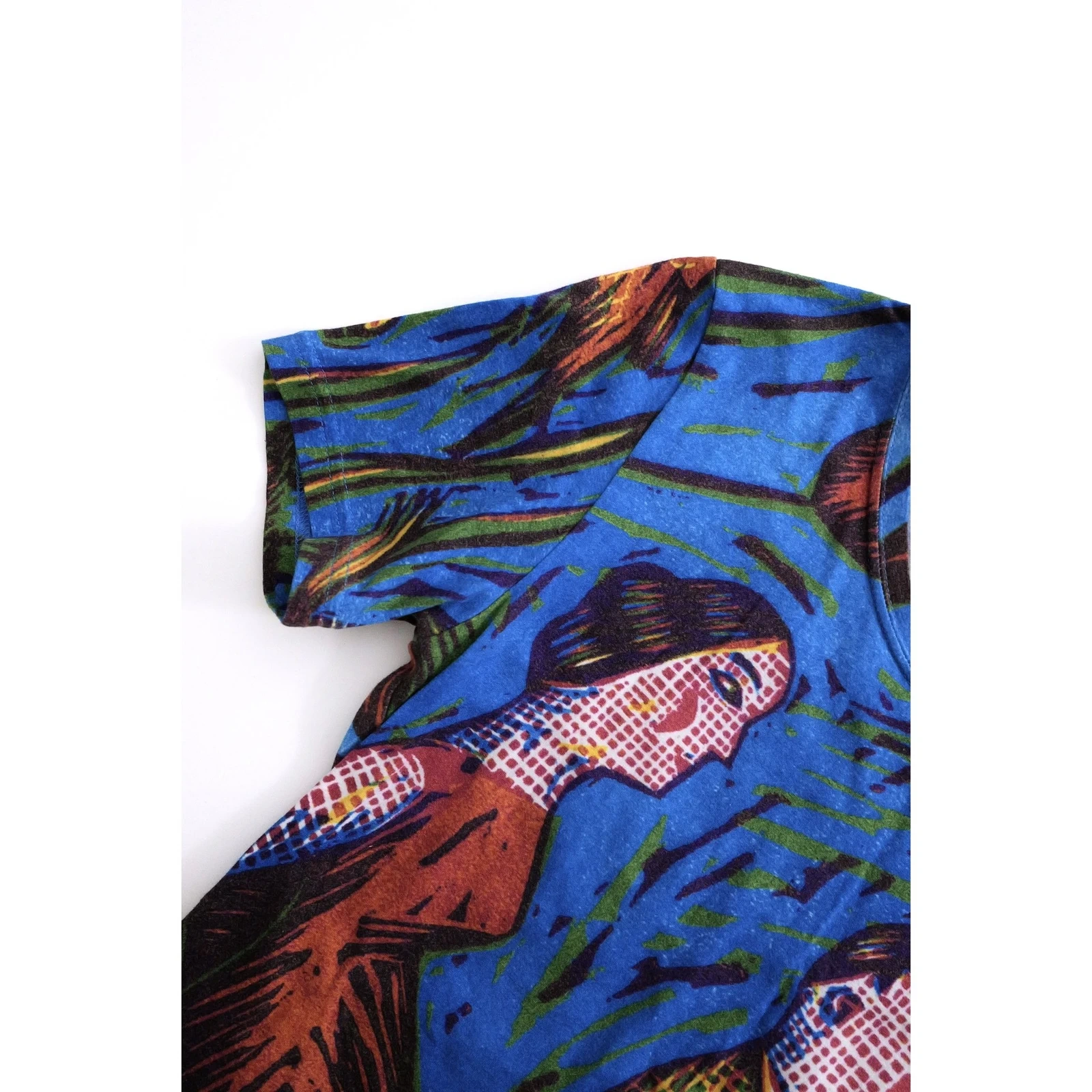 ISSEY MIYAKE T-shirt Multicolore vintage, passéist — photo 4