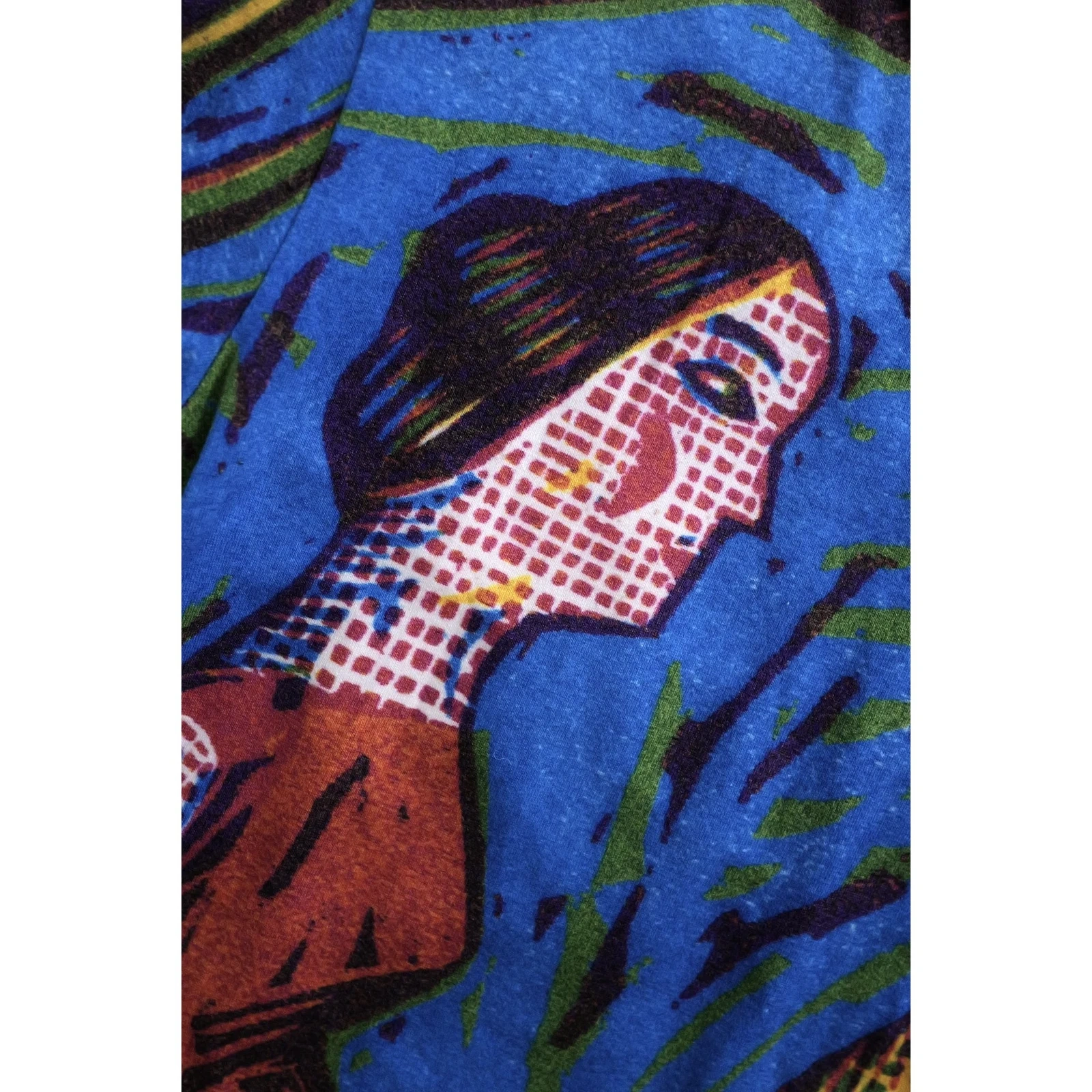 ISSEY MIYAKE T-shirt Multicolore vintage, passéist — photo 7