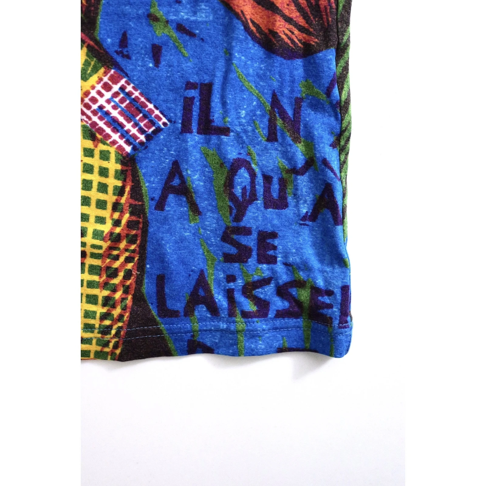 ISSEY MIYAKE T-shirt Multicolore vintage, passéist — photo 9