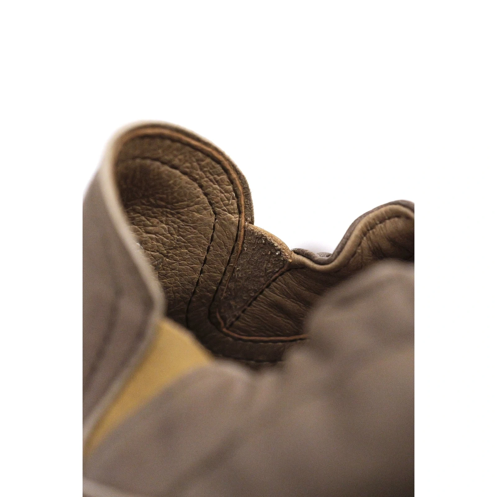 YOHJI YAMAMOTO Ballerines en cuir Marron vintage, passéist — photo 10