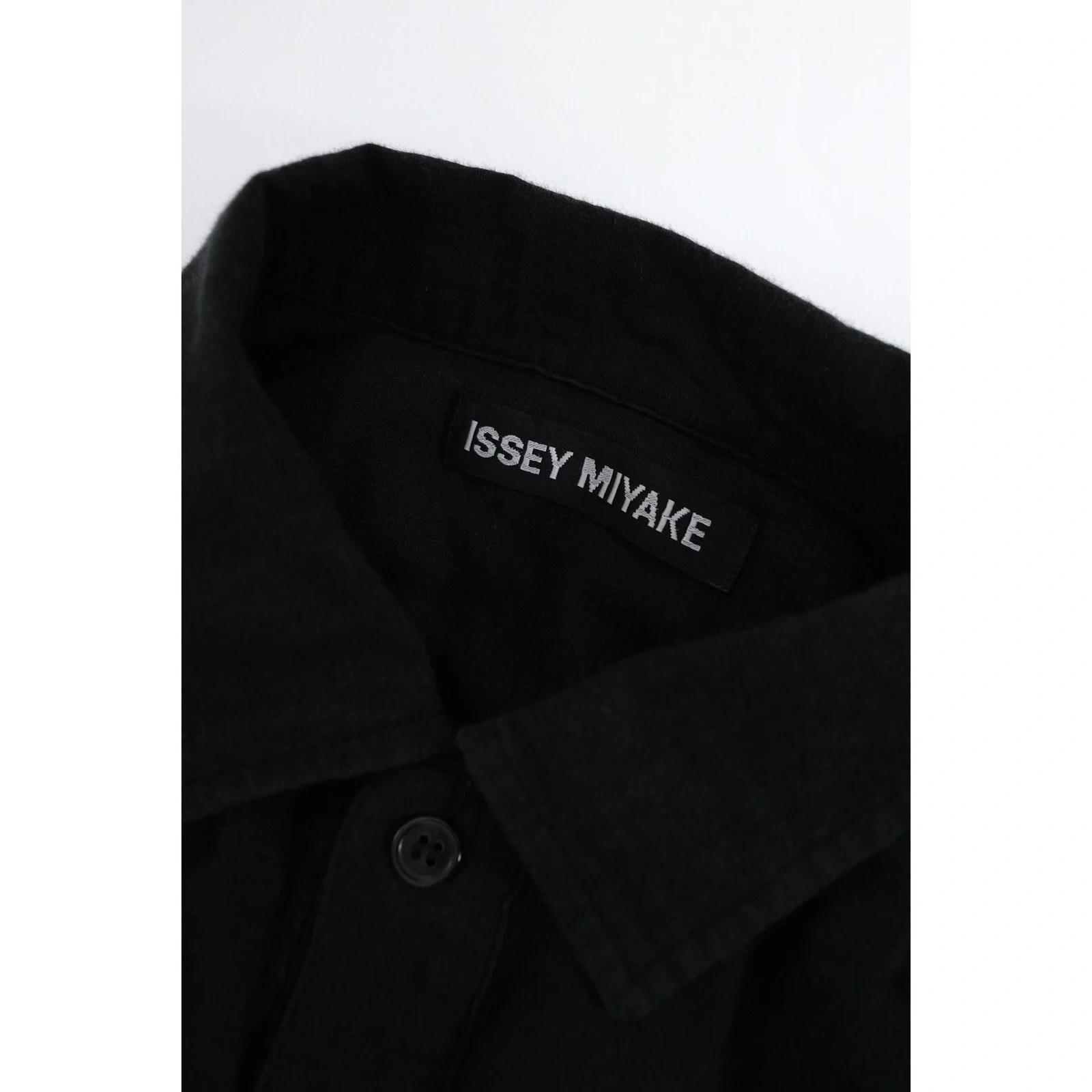 ISSEY MIYAKE Chemise Noir vintage, passéist — photo 4