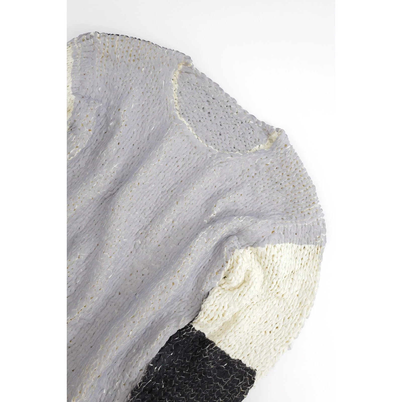 ISSEY MIYAKE Sweat Gris vintage, passéist — photo 2