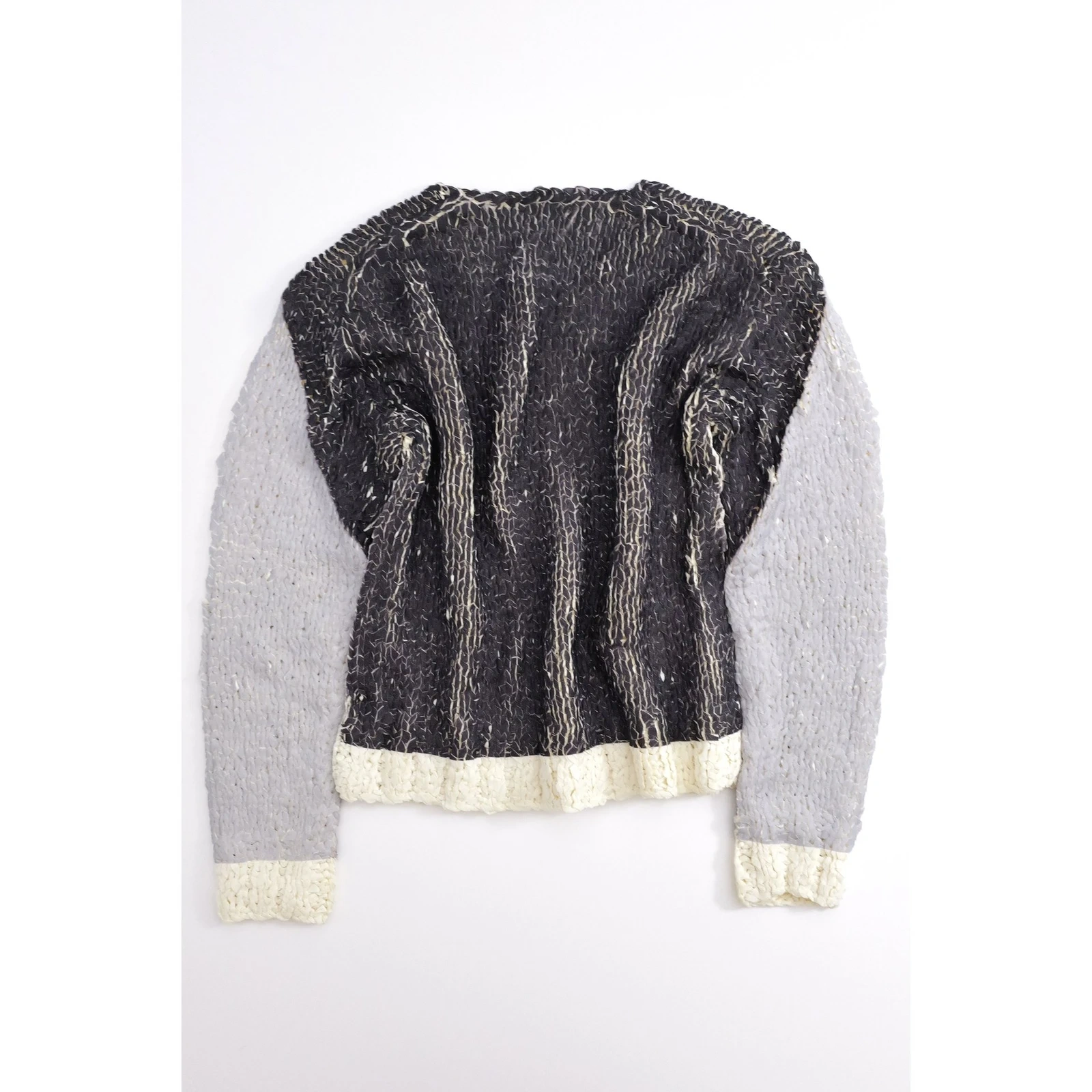 ISSEY MIYAKE Sweat Gris vintage, passéist — photo 10