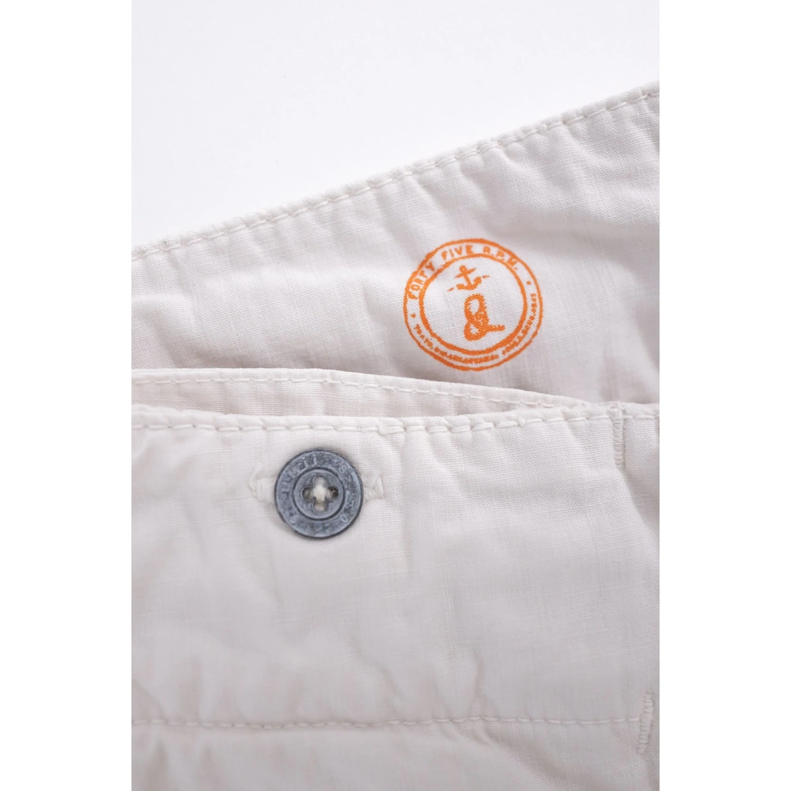45RPM Short Blanc vintage, passéist — photo 6