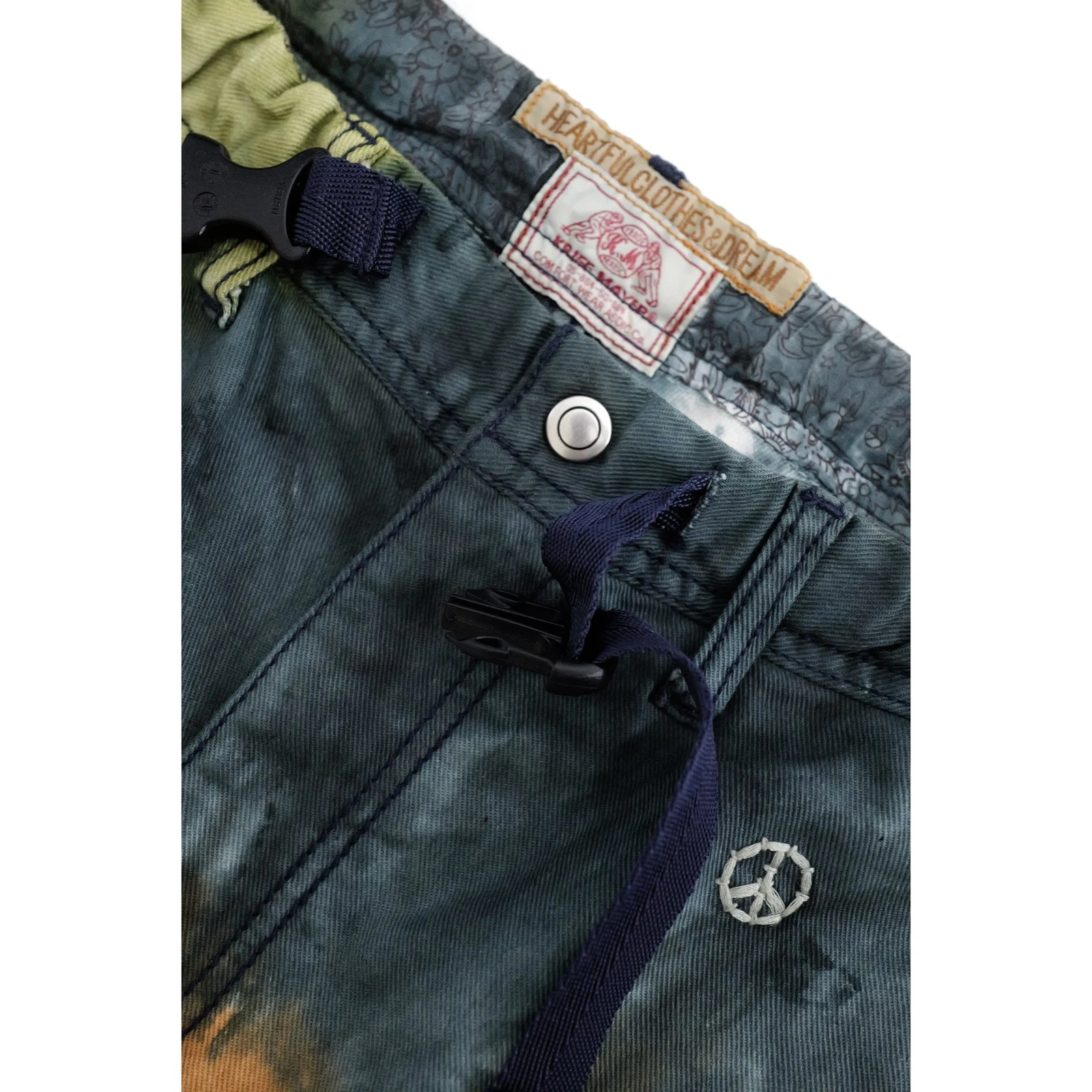DIVERS Short Multicolore vintage, passéist — photo 4