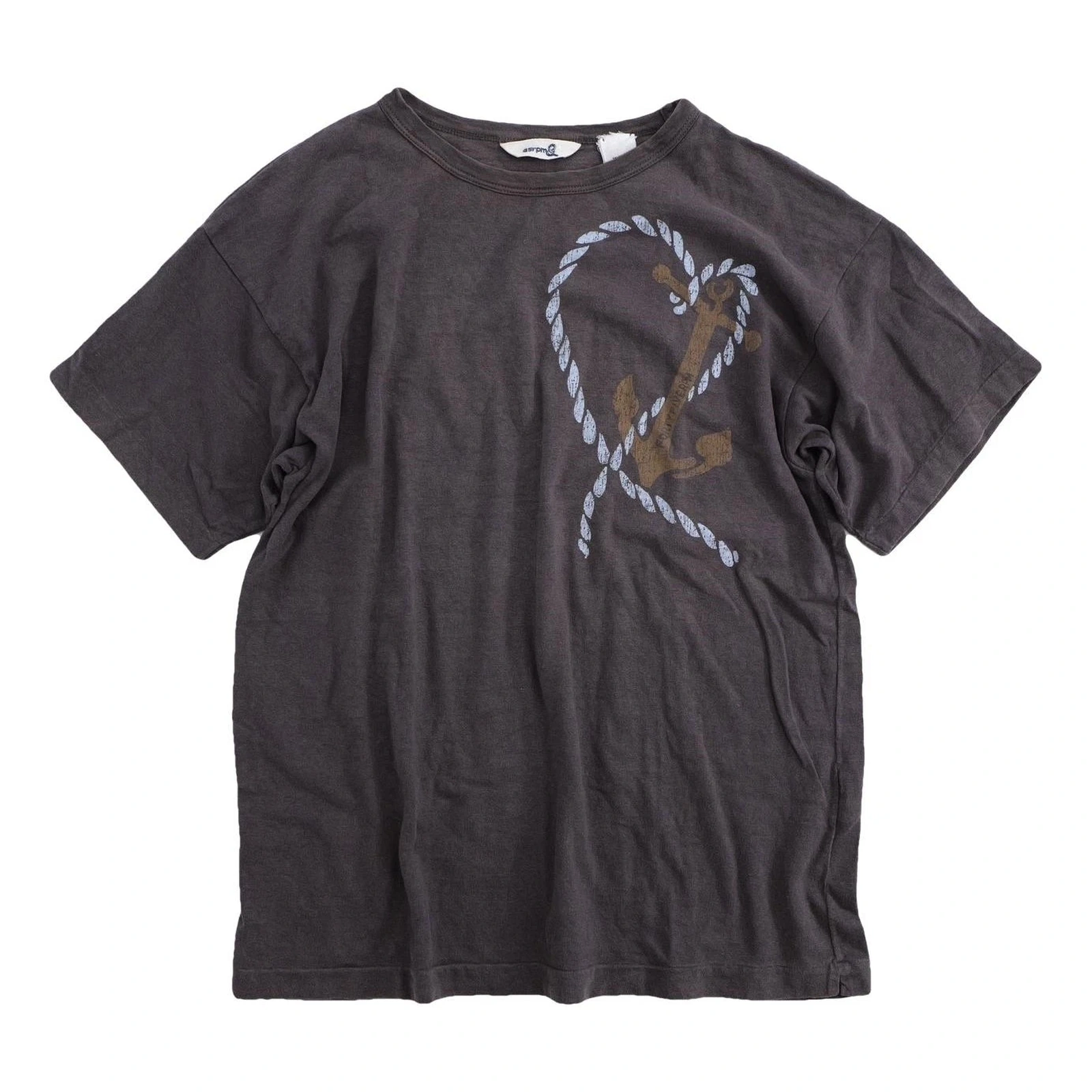45RPM T-shirt Marron vintage, passéist — photo 1