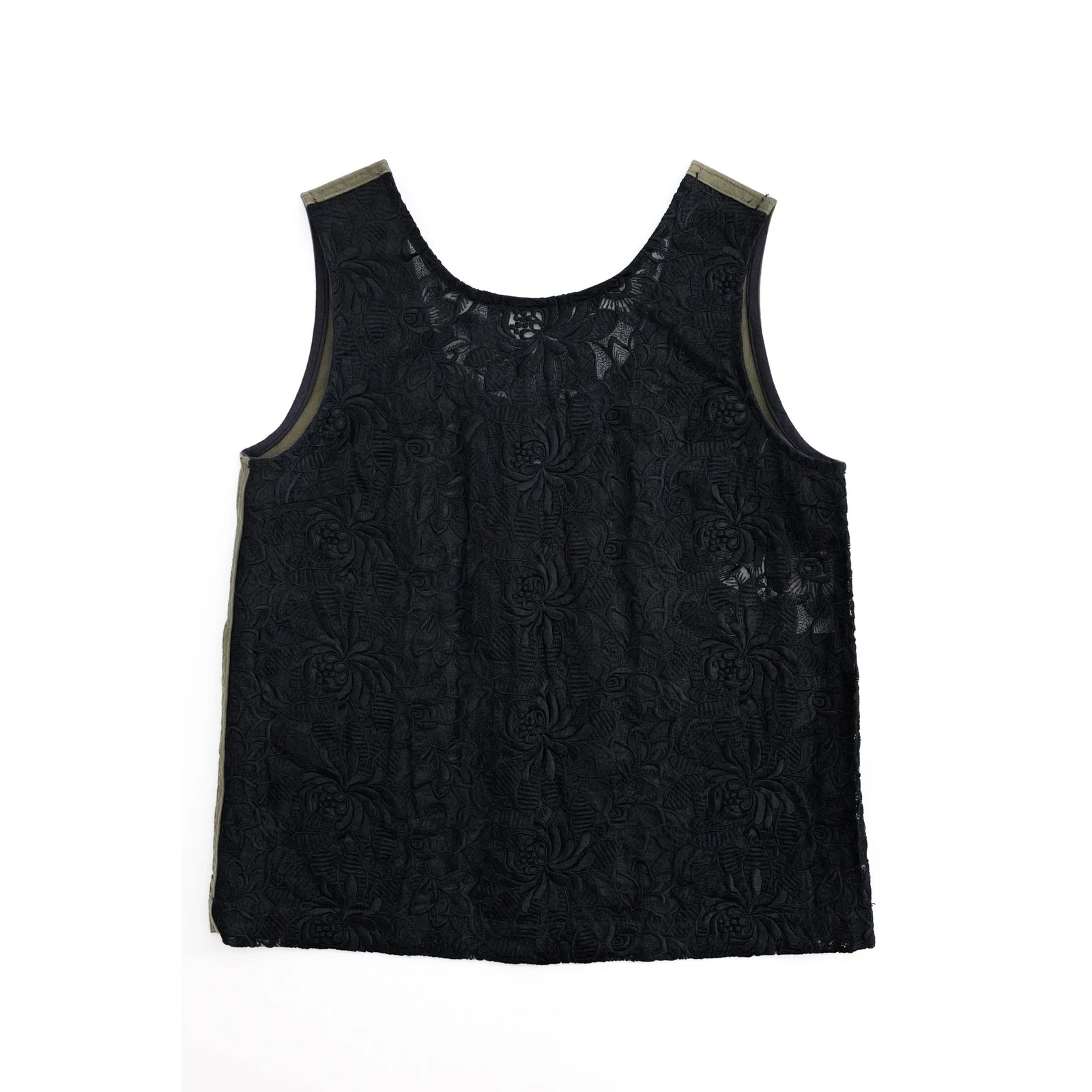 COMME DES GARÇONS Blouse Kaki vintage, passéist — photo 2