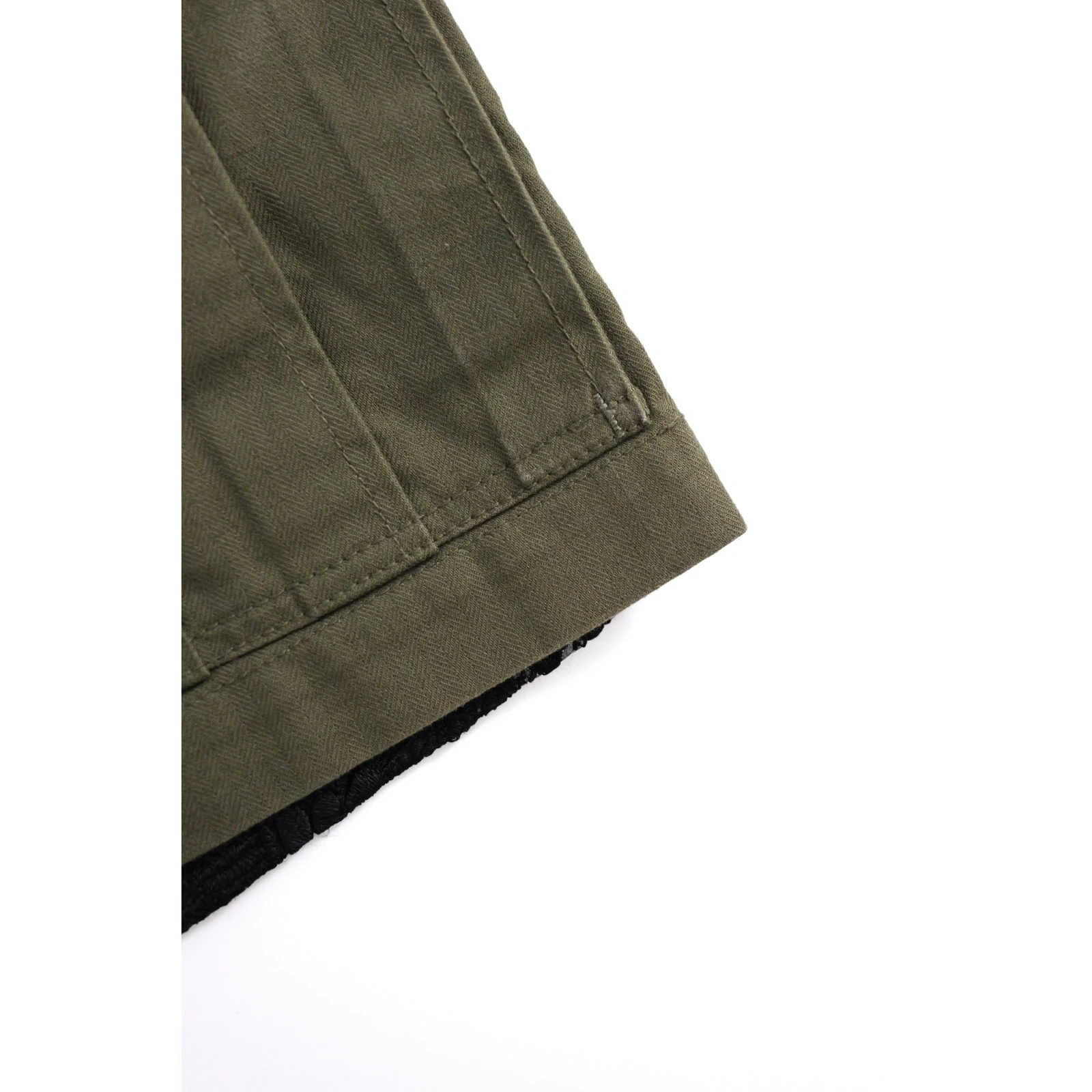 COMME DES GARÇONS Blouse Kaki vintage, passéist — photo 14