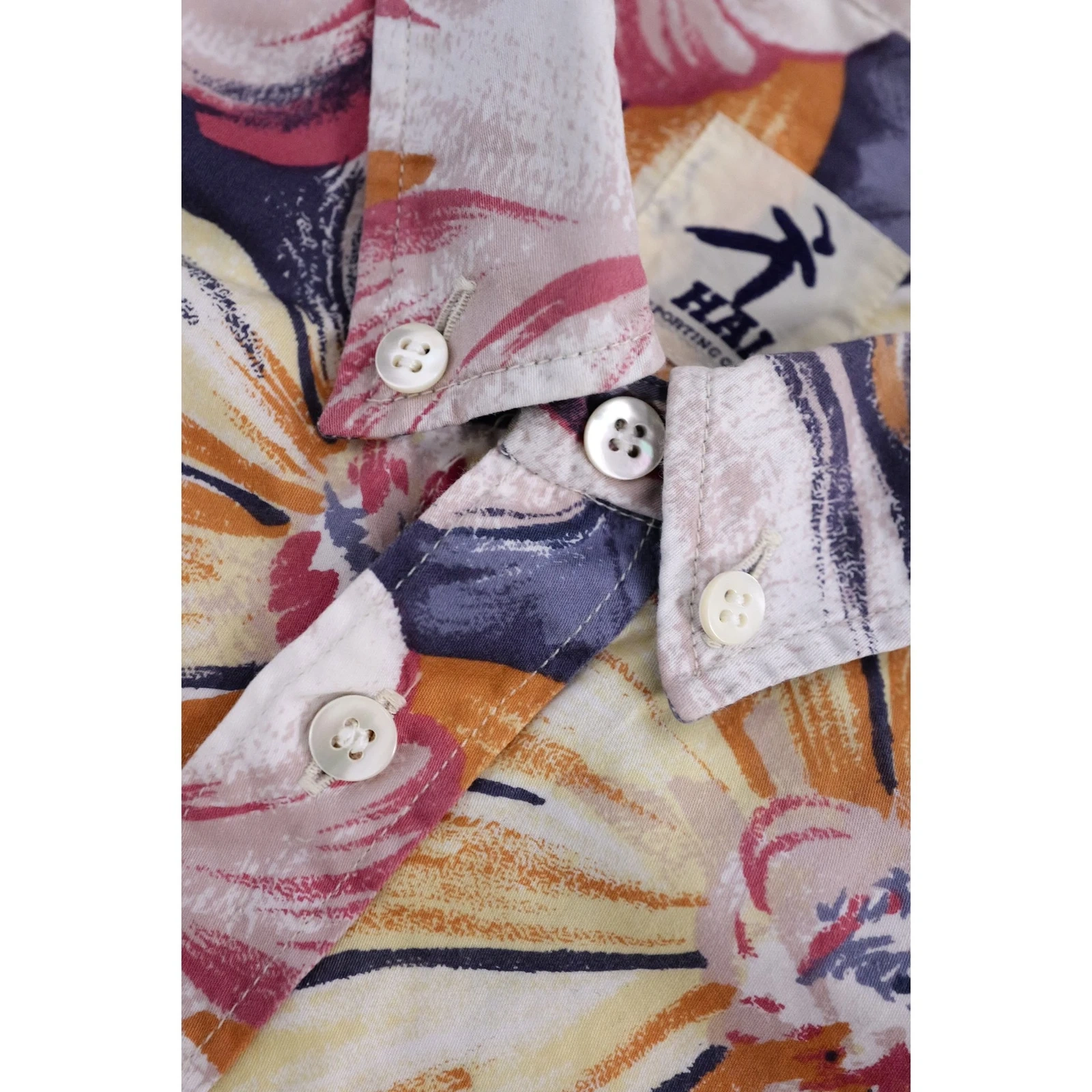 ISSEY MIYAKE Chemise Multicolore vintage, passéist — photo 3