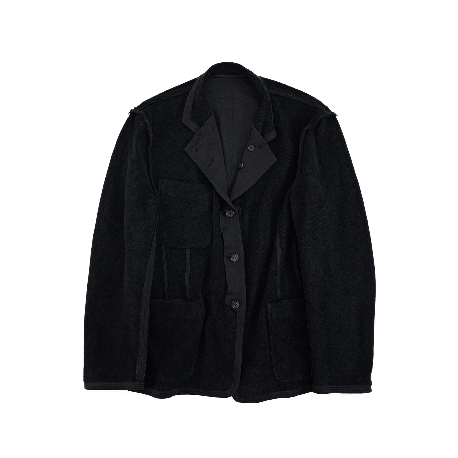 YOHJI YAMAMOTO Veste Noir vintage, passéist — photo 10