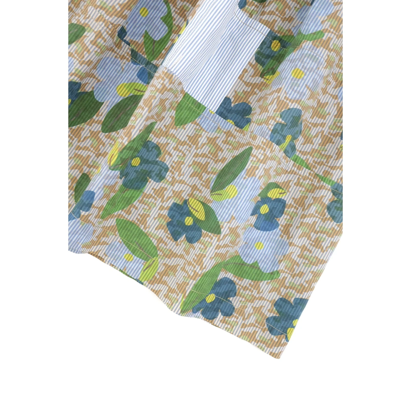 COMME DES GARÇONS Jupe mi-longue Multicolore vintage, passéist — photo 5