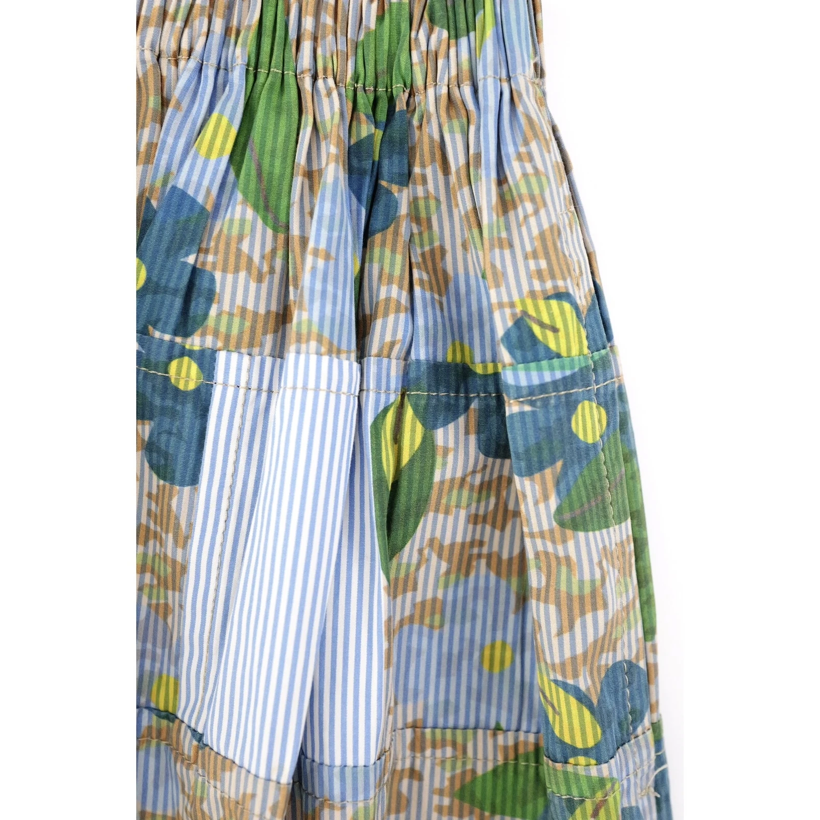 COMME DES GARÇONS Jupe mi-longue Multicolore vintage, passéist — photo 7