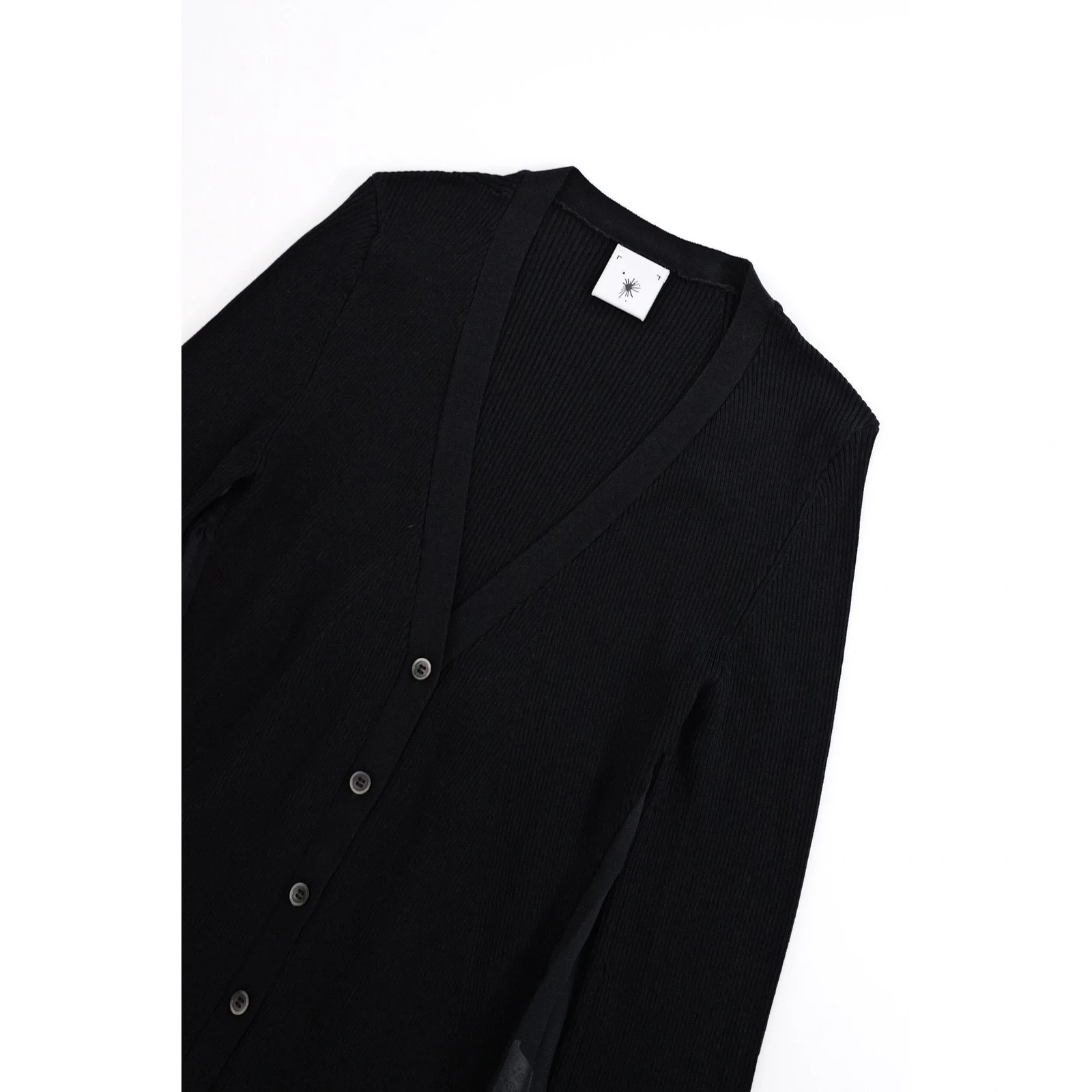 MAISON MIHARA YASUHIRO Cardigan Noir vintage, passéist — photo 2
