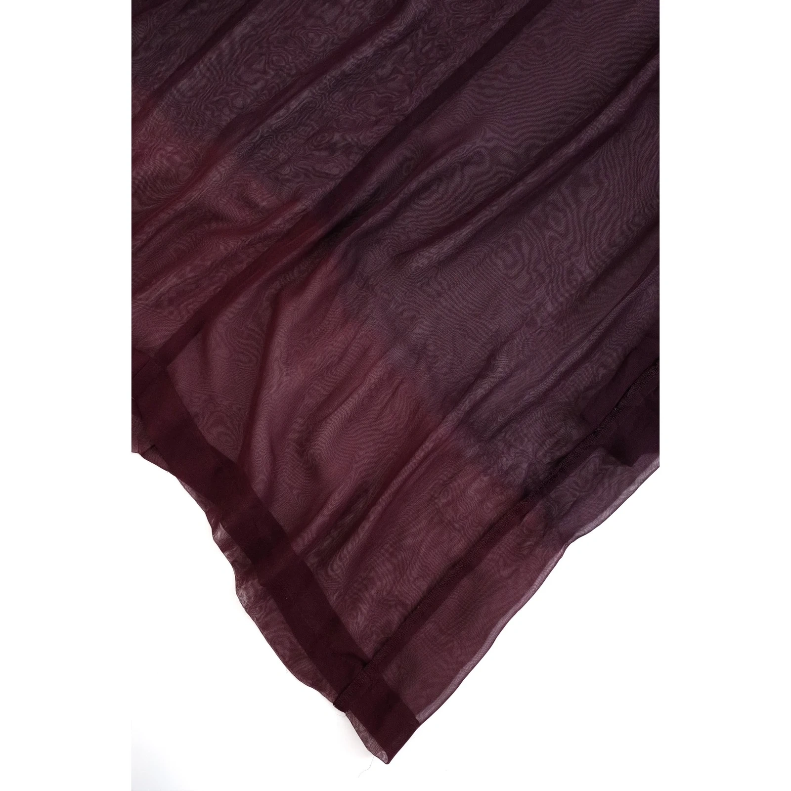 COMME DES GARÇONS Robe longue Bordeaux vintage, passéist — photo 15