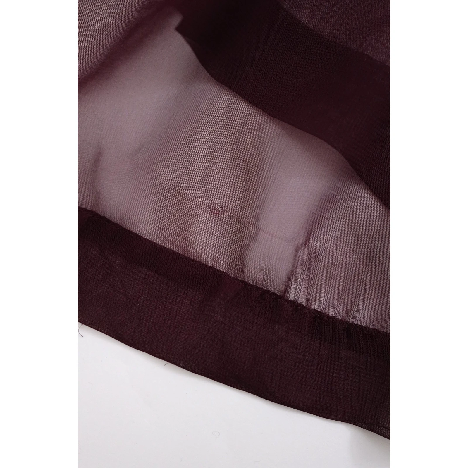 COMME DES GARÇONS Robe longue Bordeaux vintage, passéist — photo 8