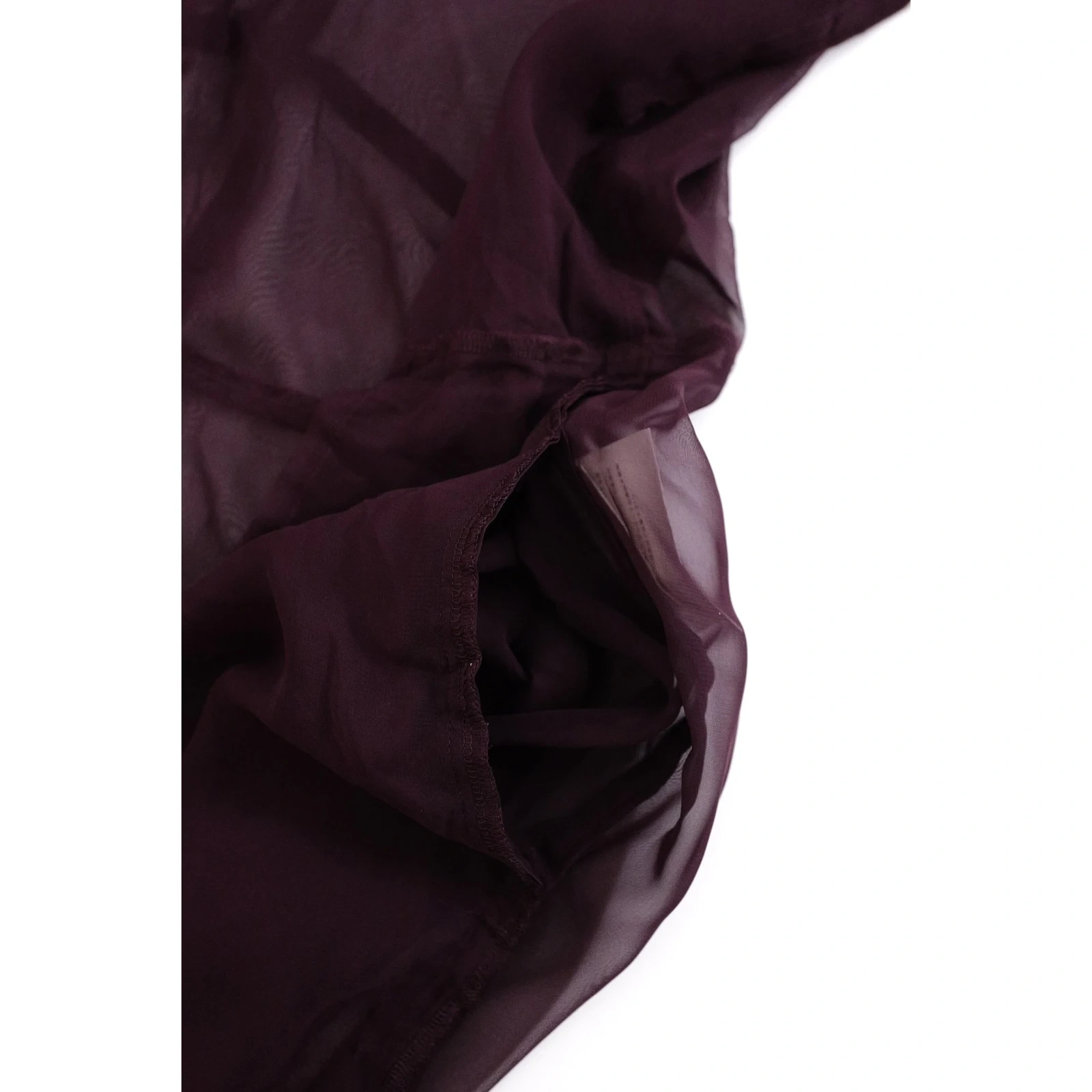COMME DES GARÇONS Robe longue Bordeaux vintage, passéist — photo 10