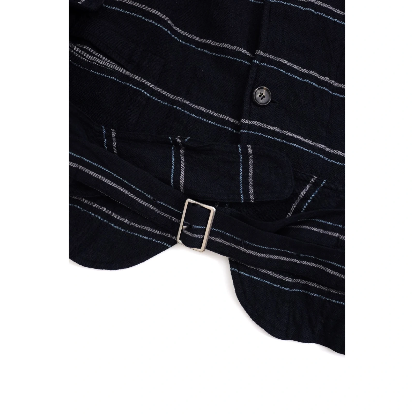COMME DES GARÇONS Gilet en laine Marine vintage, passéist — photo 12