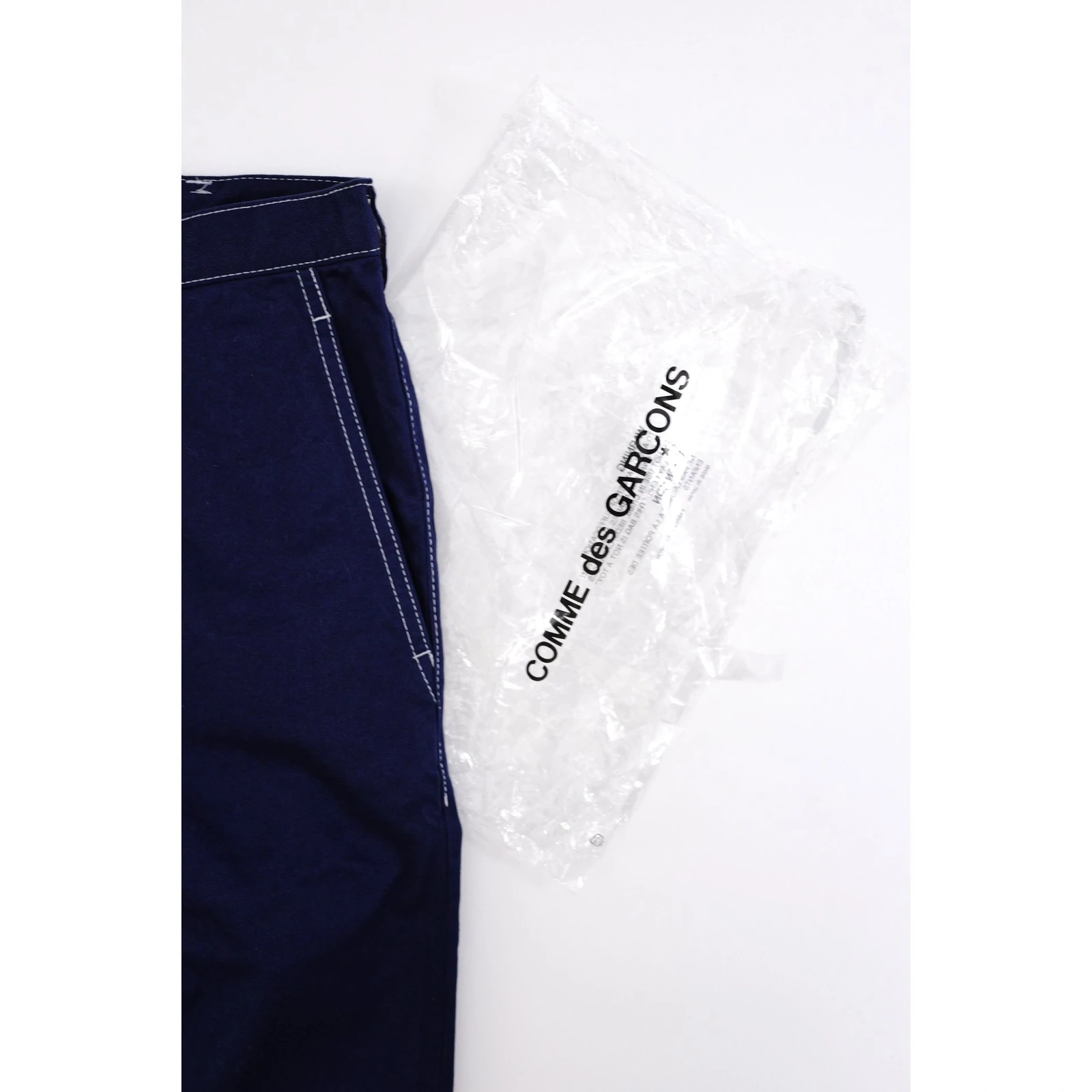 COMME DES GARÇONS Pantalon Marine vintage, passéist — photo 2