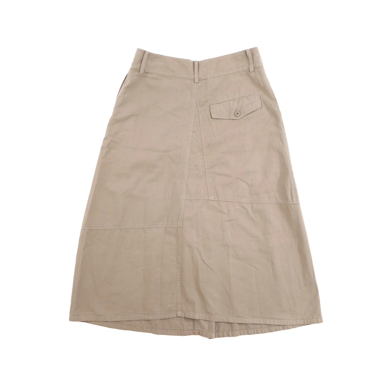 PLANTATION Jupe mi-longue Beige vintage, passéist — photo 12