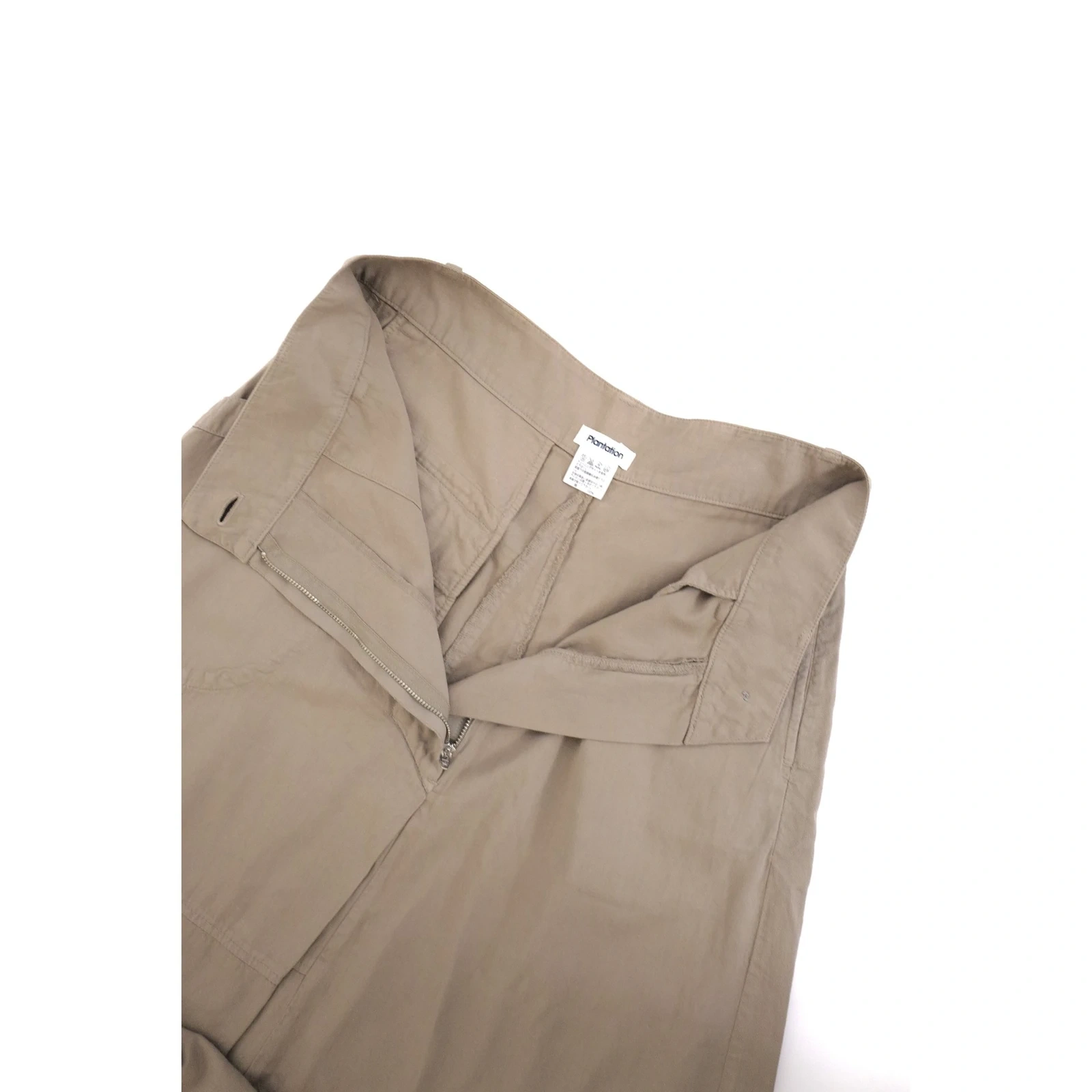 PLANTATION Jupe mi-longue Beige vintage, passéist — photo 9