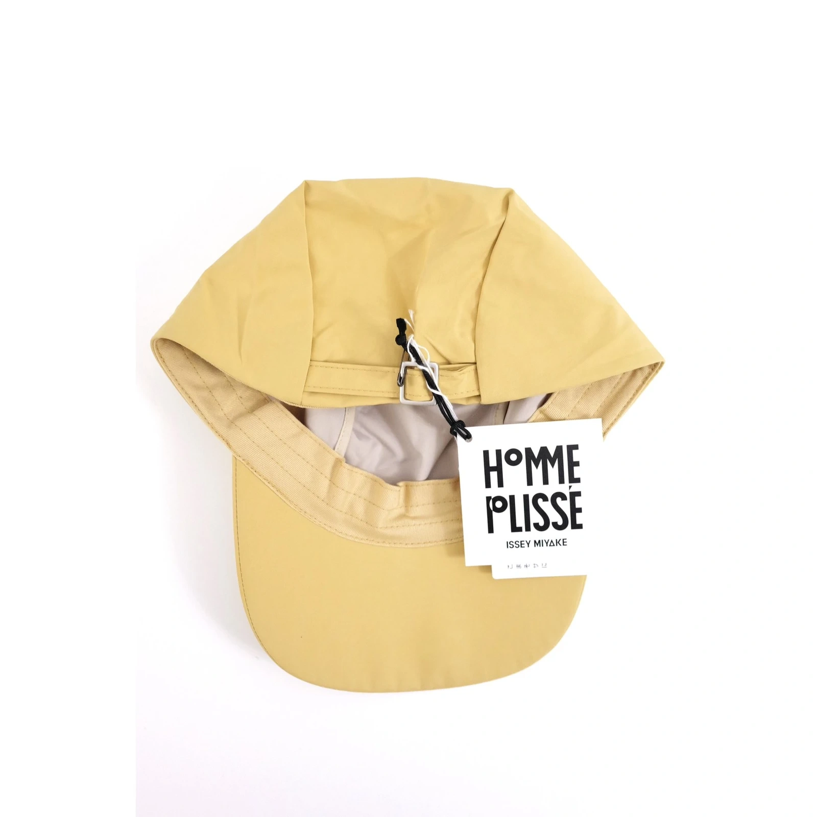 ISSEY MIYAKE Chapeau / bonnet Jaune vintage, passéist — photo 11