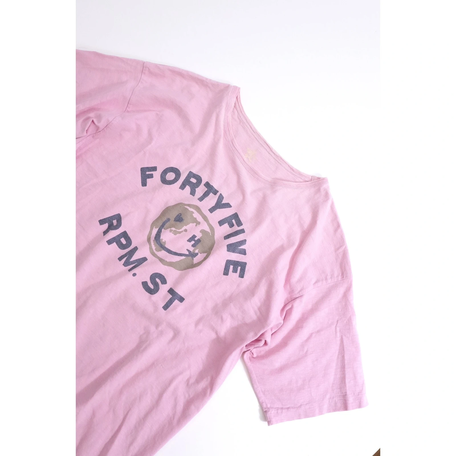 45RPM T-shirt Rose vintage, passéist — photo 2