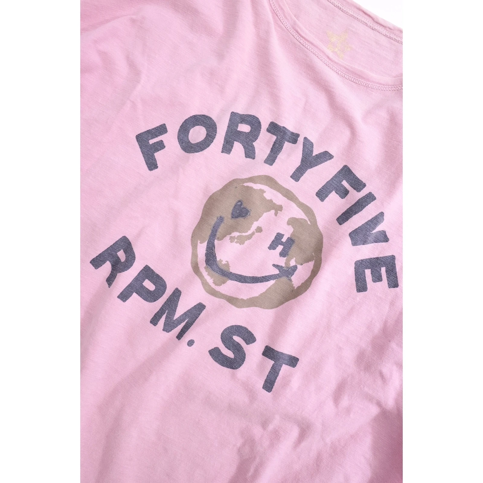 45RPM T-shirt Rose vintage, passéist — photo 4