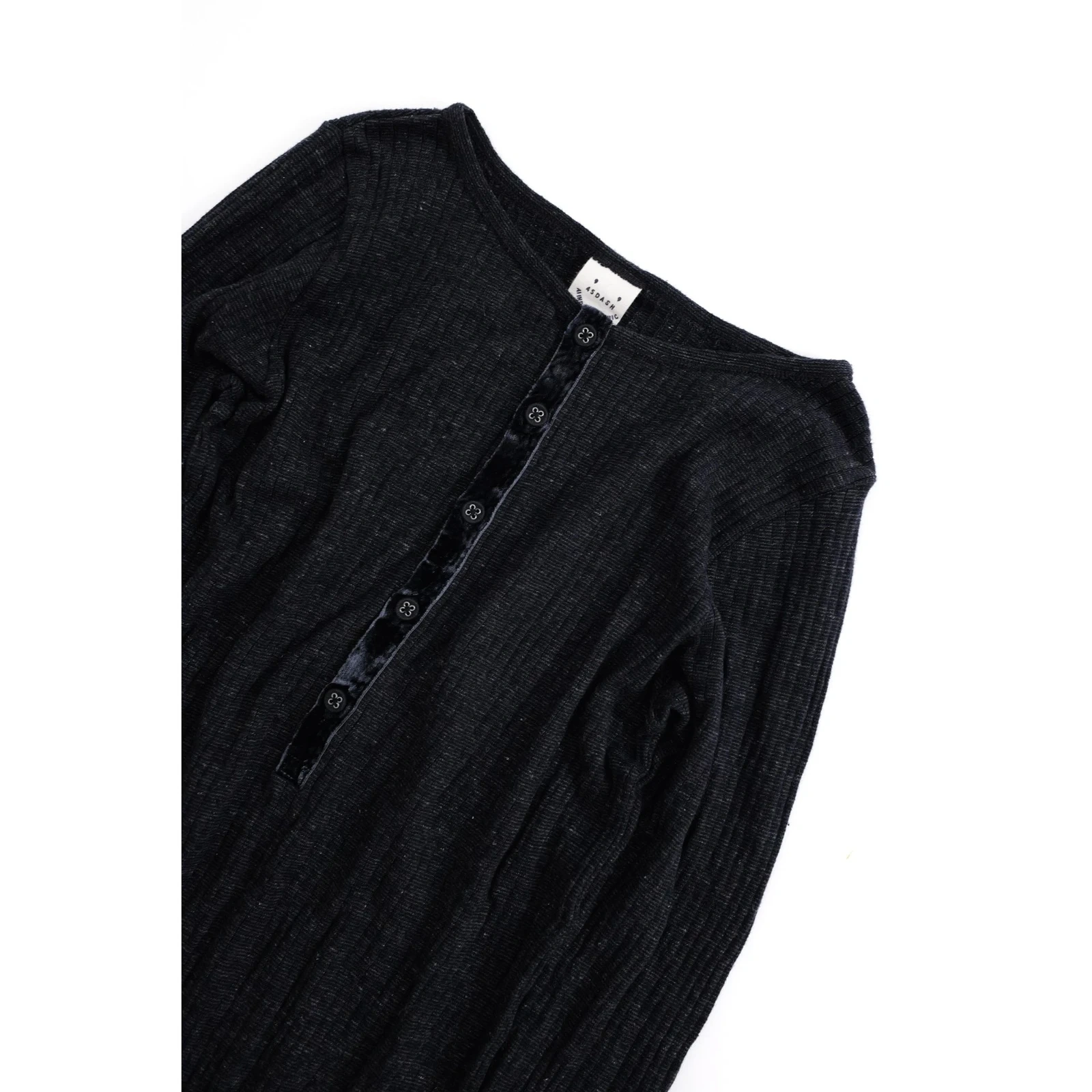 45RPM Gilet long Marine vintage, passéist — photo 2
