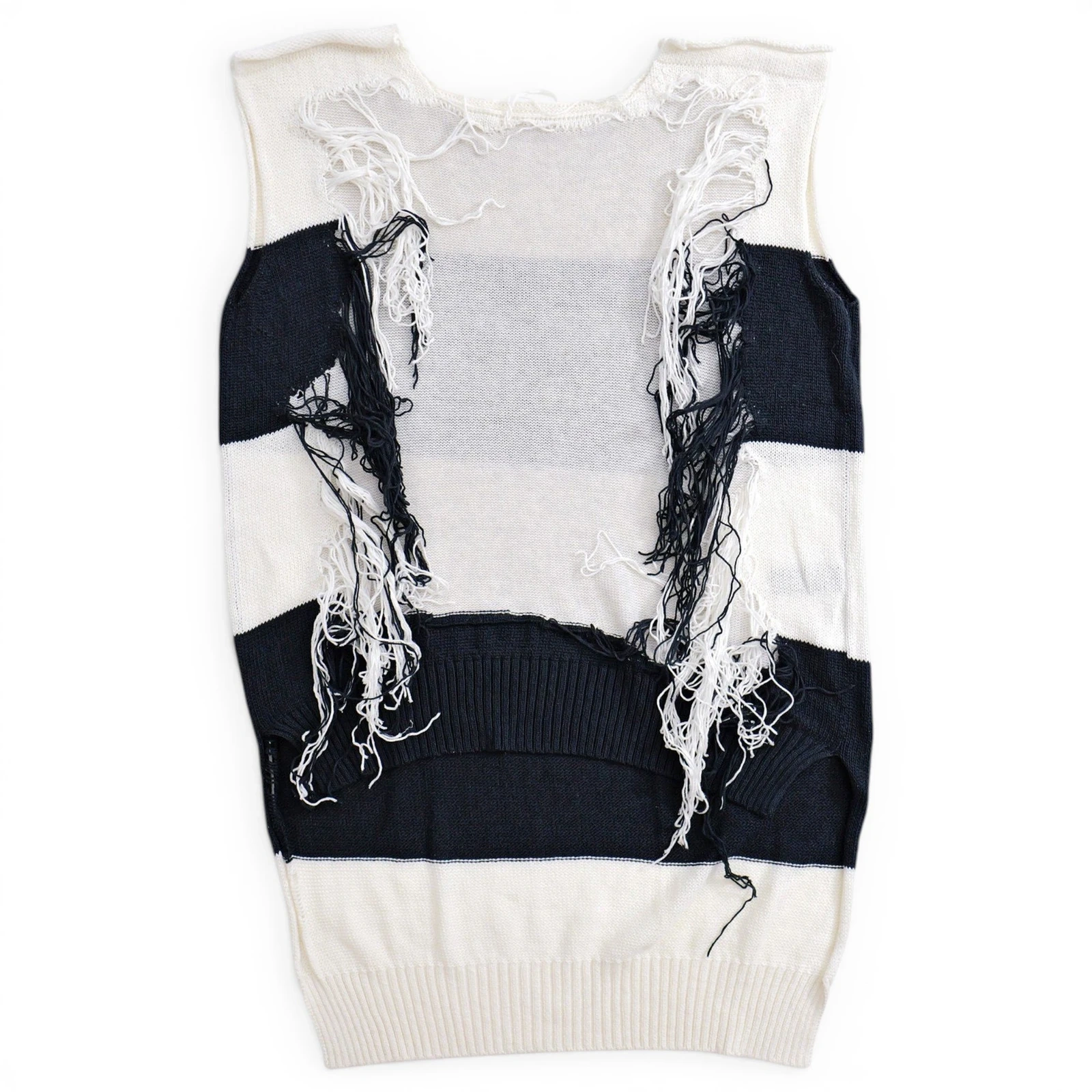 MAISON MIHARA YASUHIRO Gilet long Marine vintage, passéist — photo 1