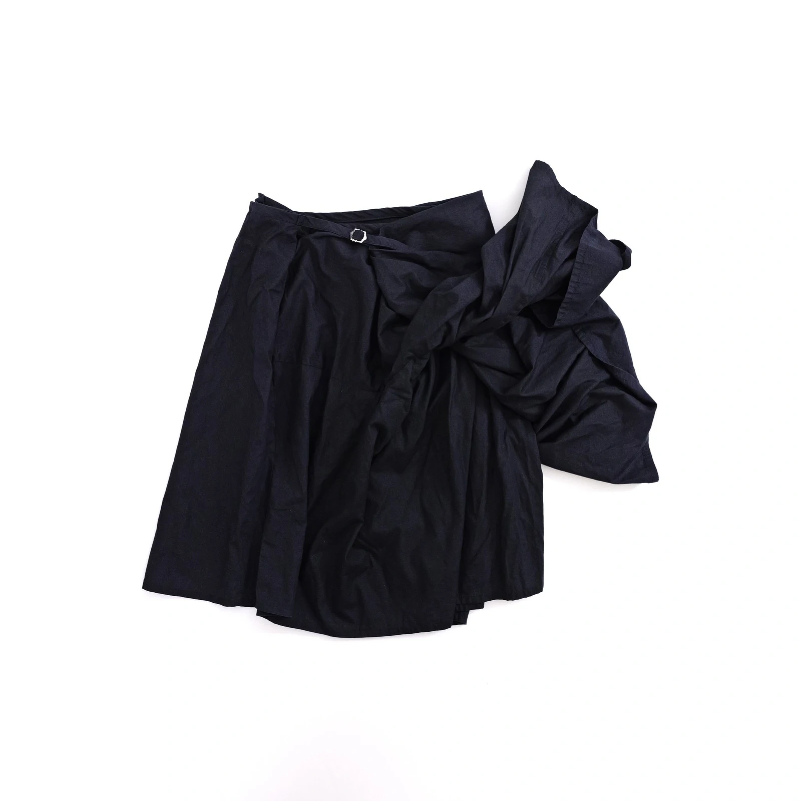 COMME DES GARÇONS Jupe mi-longue Marine vintage, passéist — photo 3
