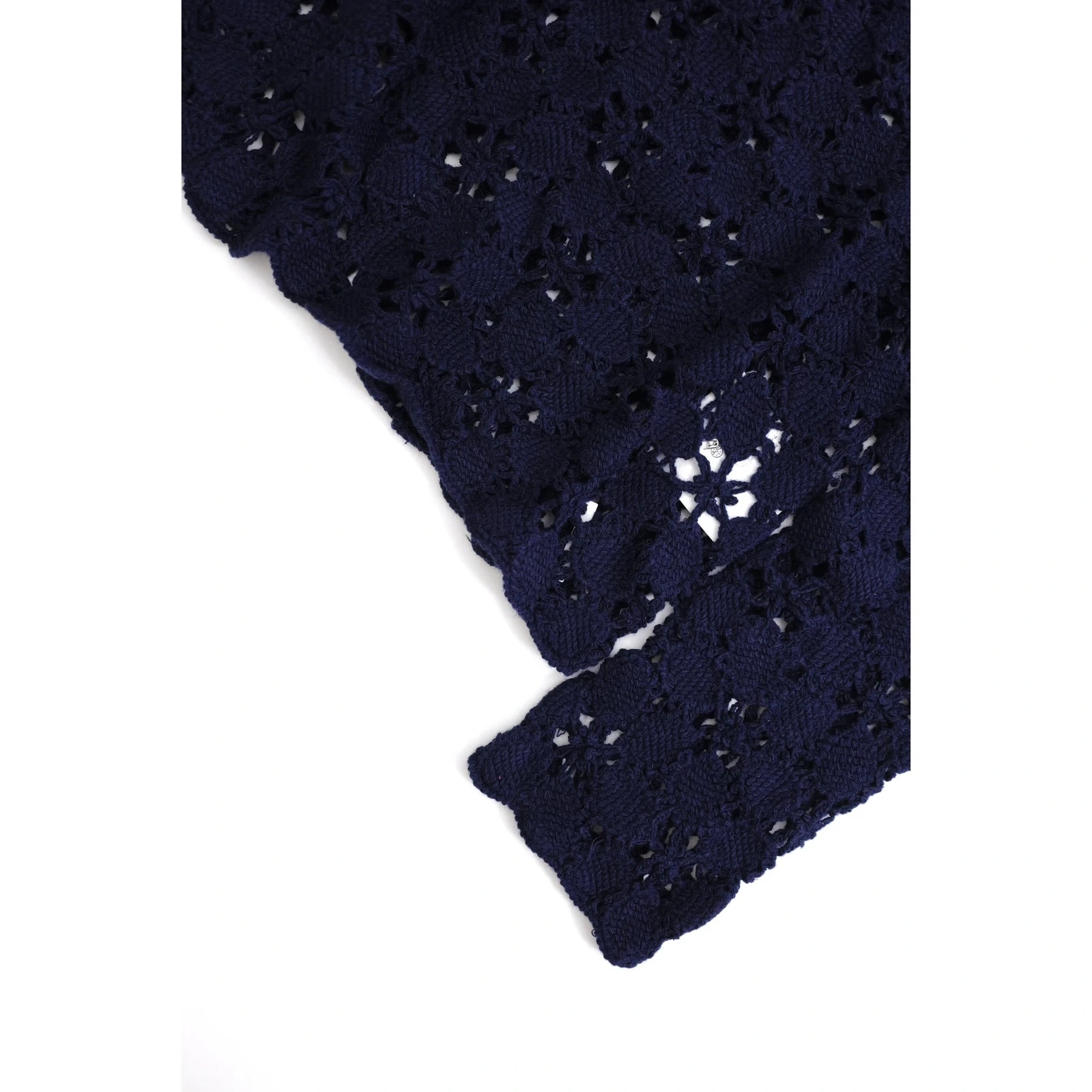 COMME DES GARÇONS Sweat en laine Marine vintage, passéist — photo 3