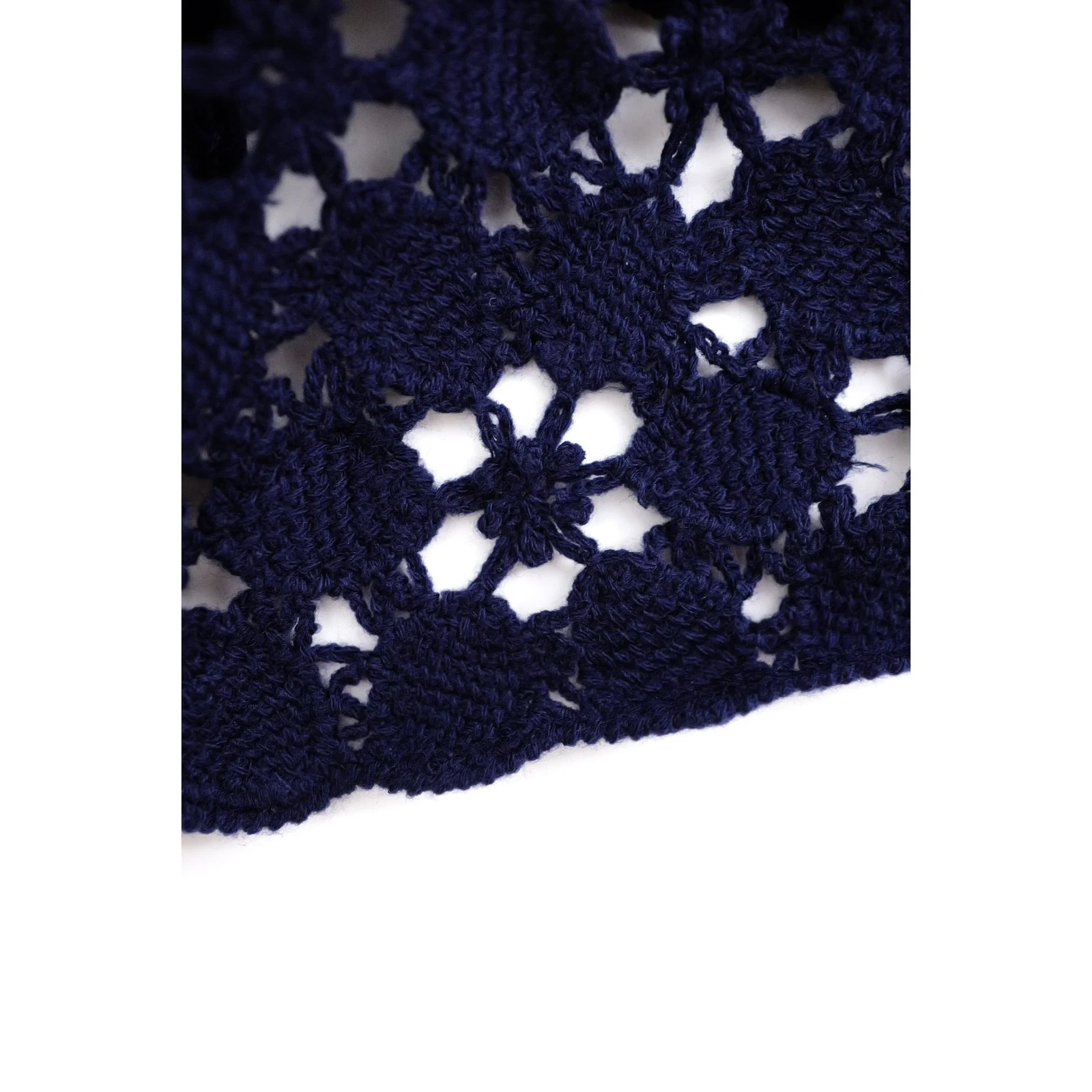 COMME DES GARÇONS Sweat en laine Marine vintage, passéist — photo 7