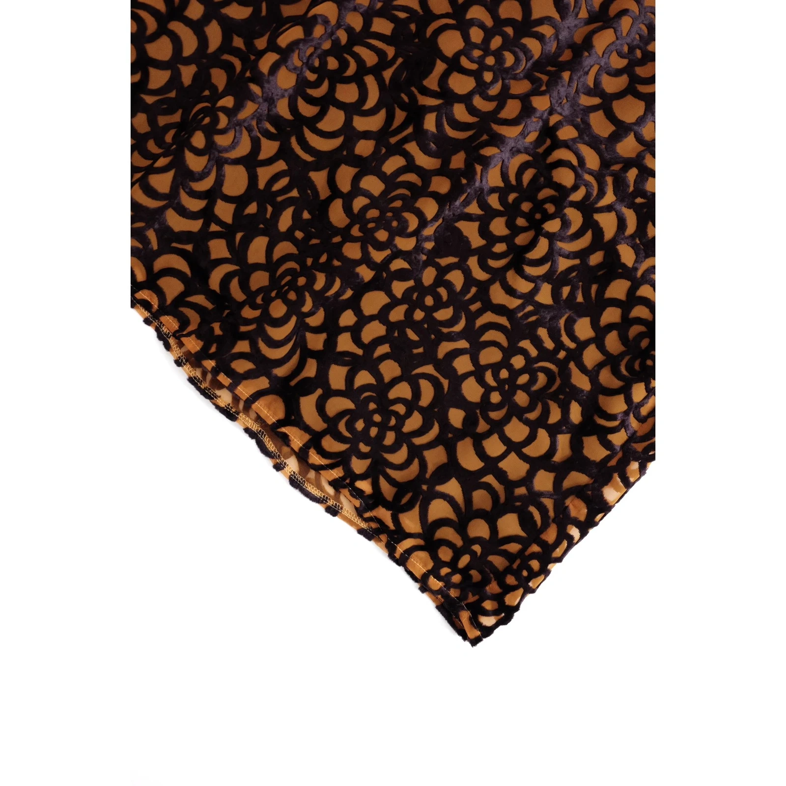 COMME DES GARÇONS Robe mi-longue Marron vintage, passéist — photo 3