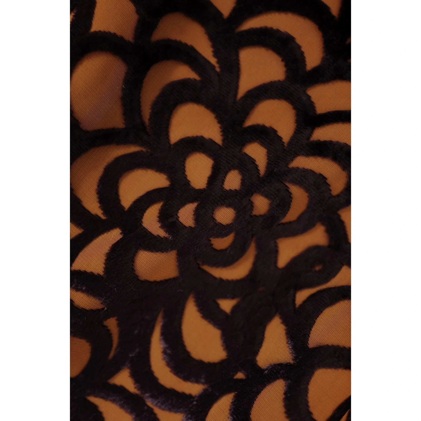 COMME DES GARÇONS Robe mi-longue Marron vintage, passéist — photo 8