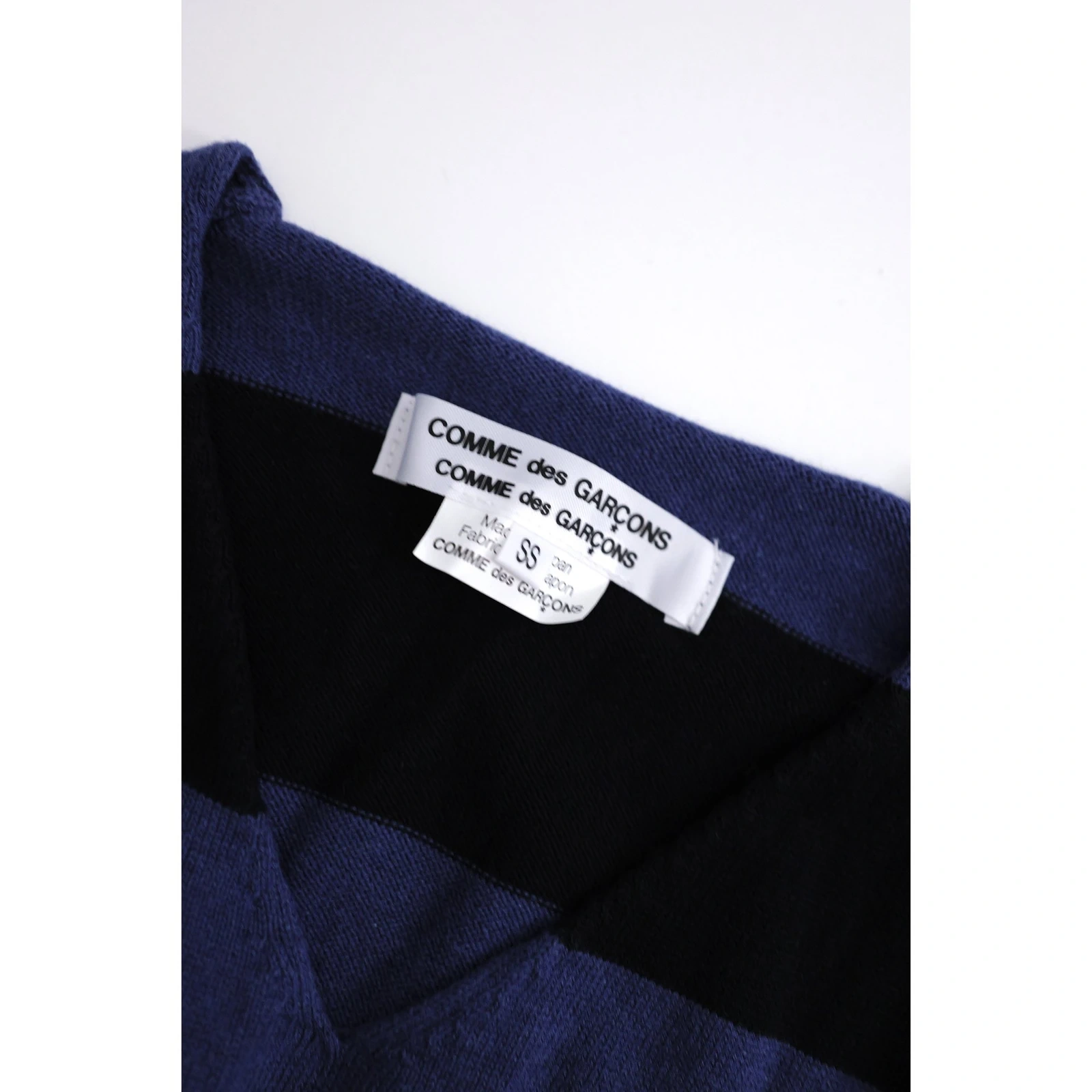 COMME DES GARÇONS Sweat Marine vintage, passéist — photo 5